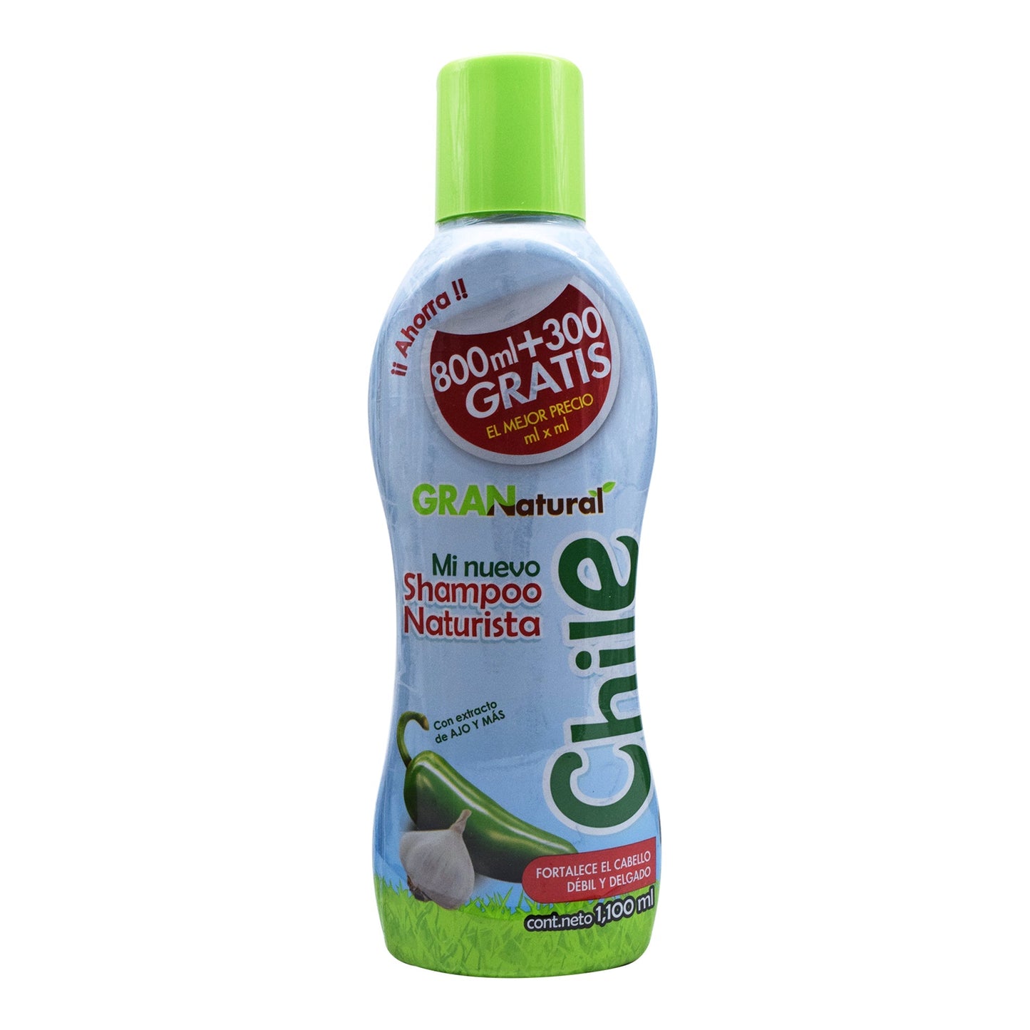 Shampoo Chile Con Ajo 1100 Mililitros (GRANATURAL)