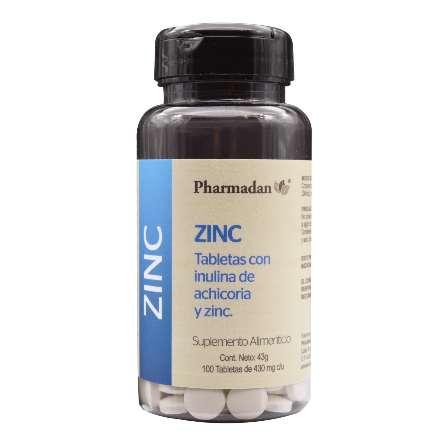 Zinc 100 Tabletas (PHARMADAN)