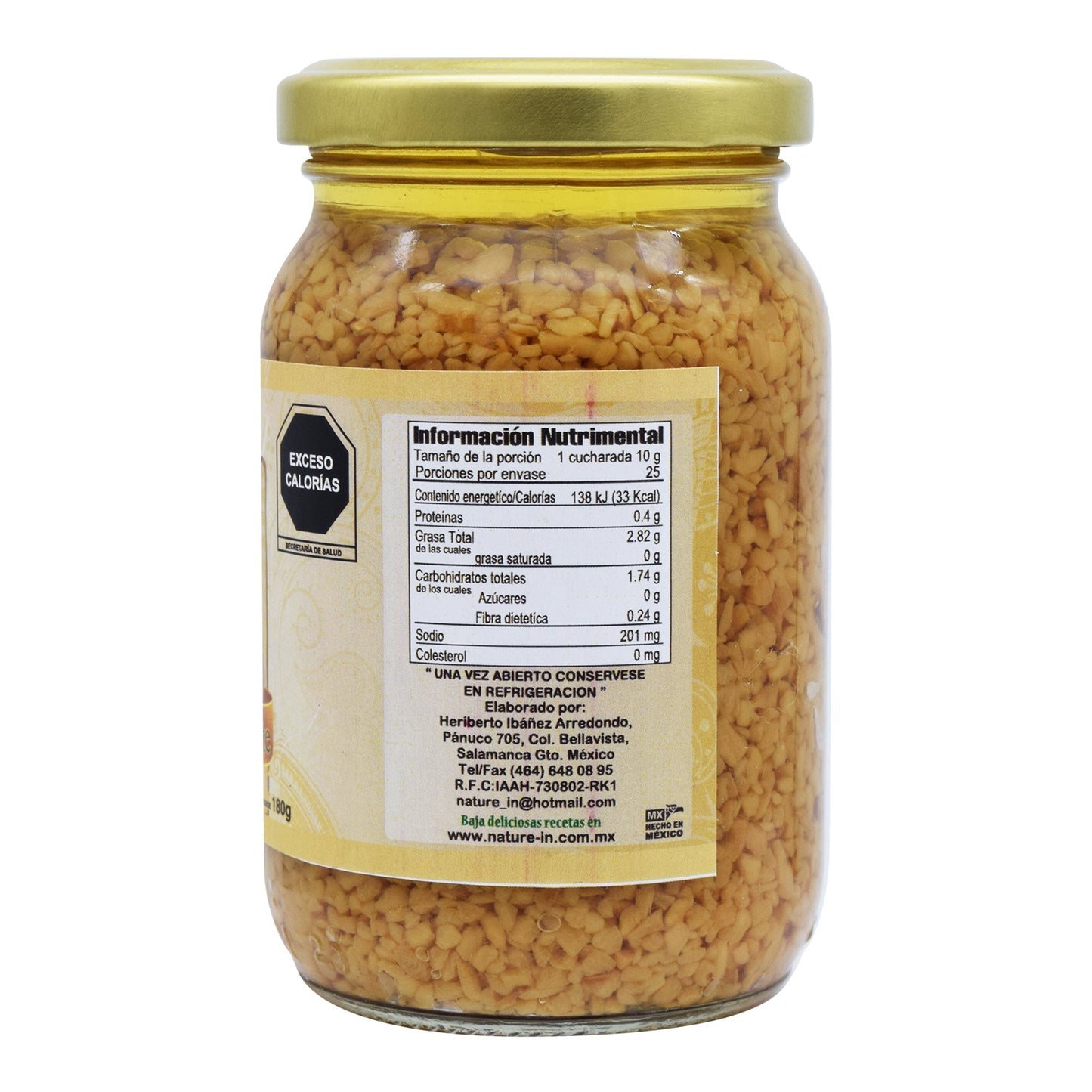 Ajo Picado En Aceite 250 G (NATURE IN)