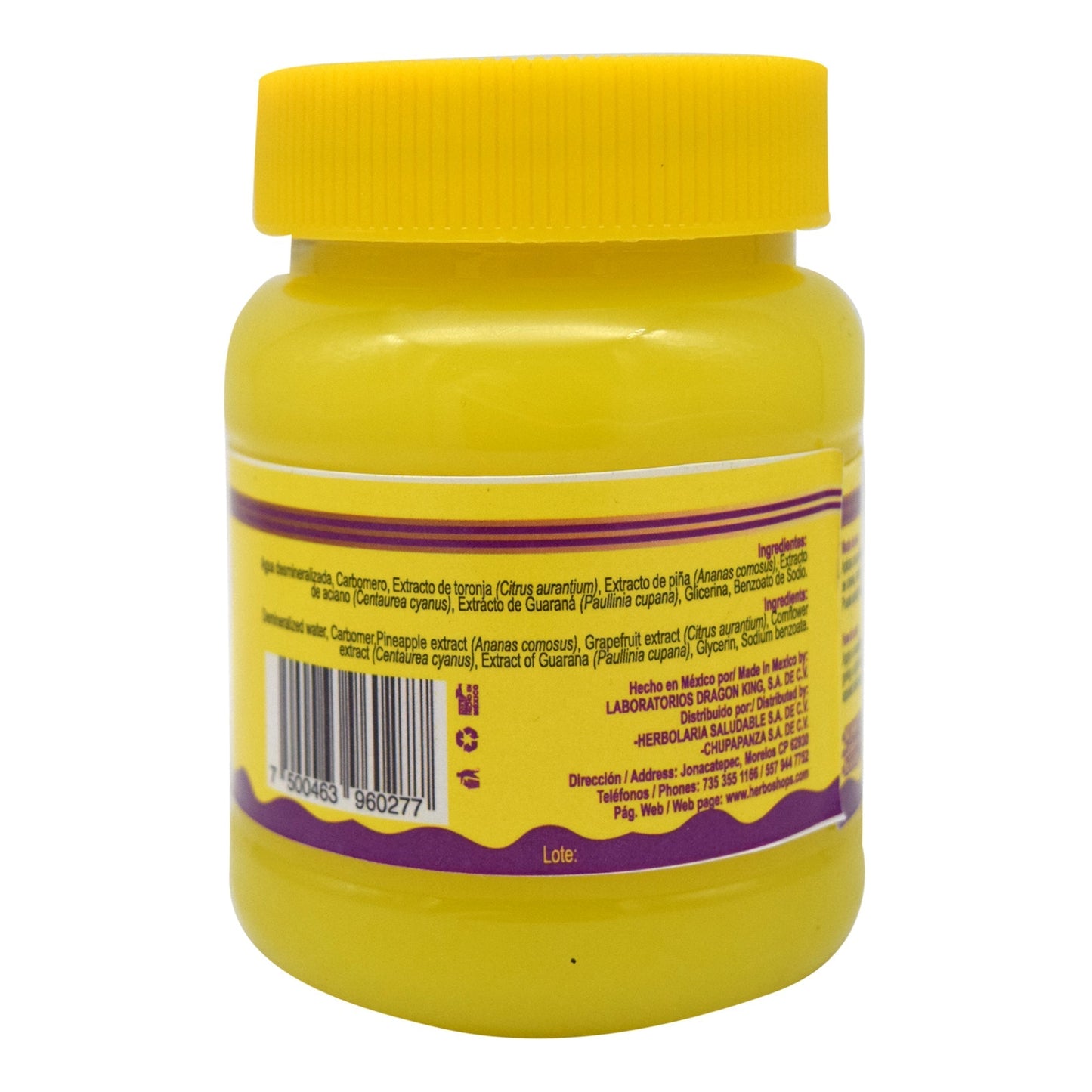 Gel De Jengibre 240 G (HERBOLARIA SALUDABLE)