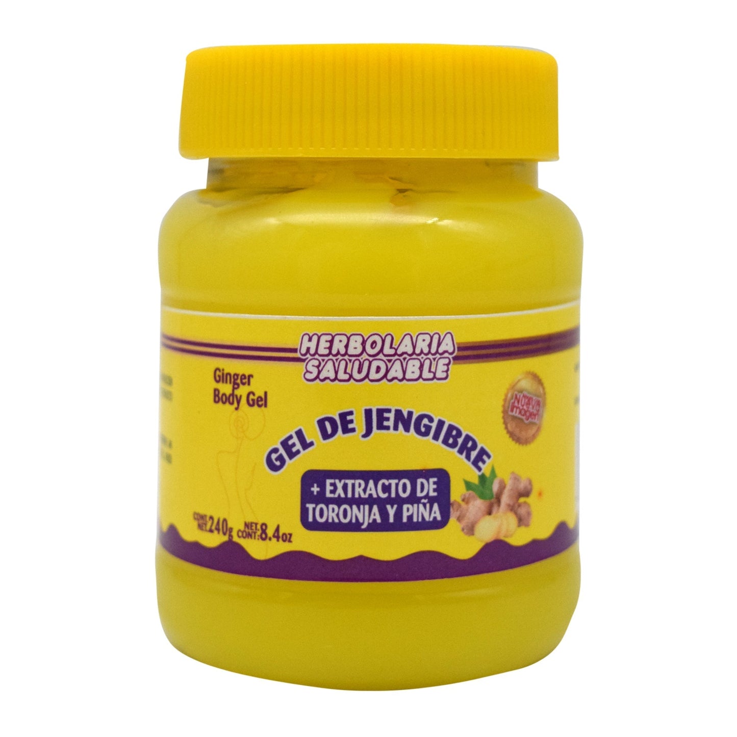 Gel De Jengibre 240 G (HERBOLARIA SALUDABLE)