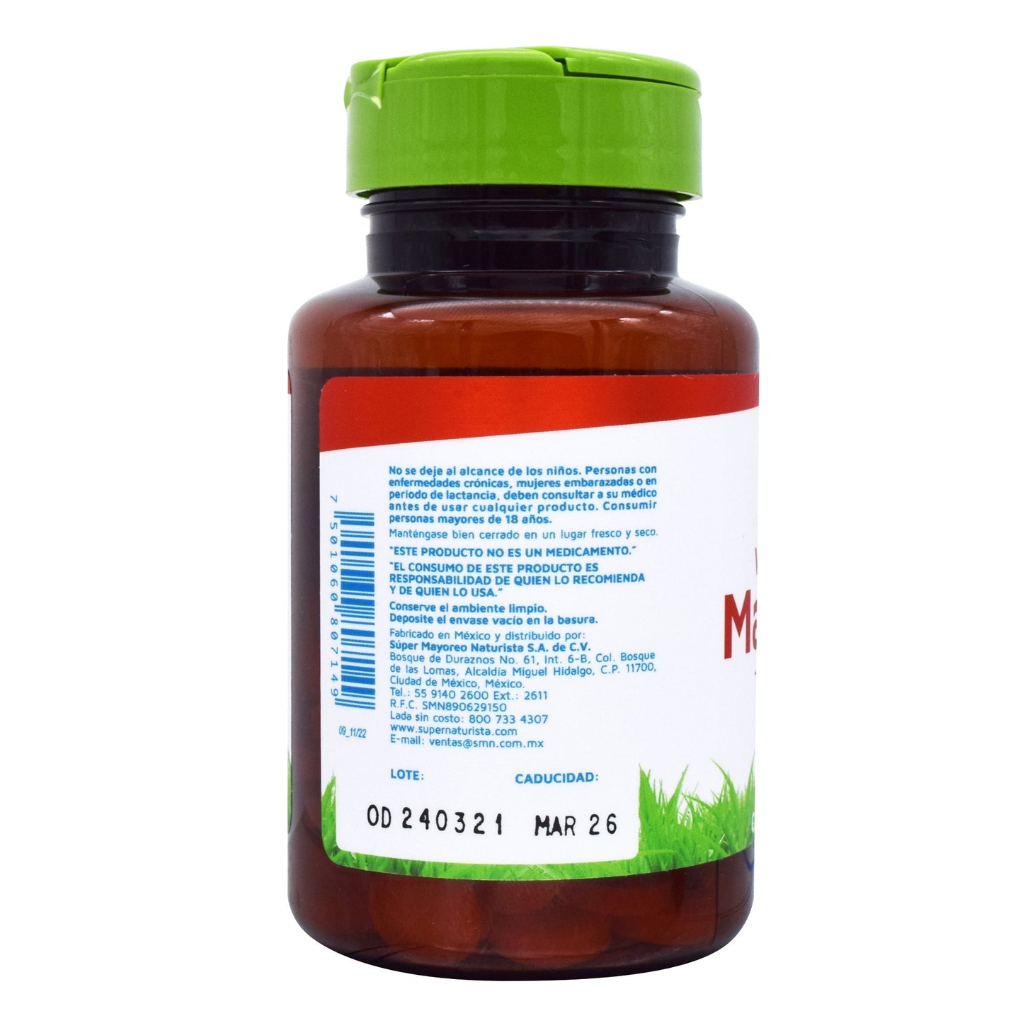 Vinagre De Manzana 60 Tabletas (VIDANAT/VITAMINAS)
