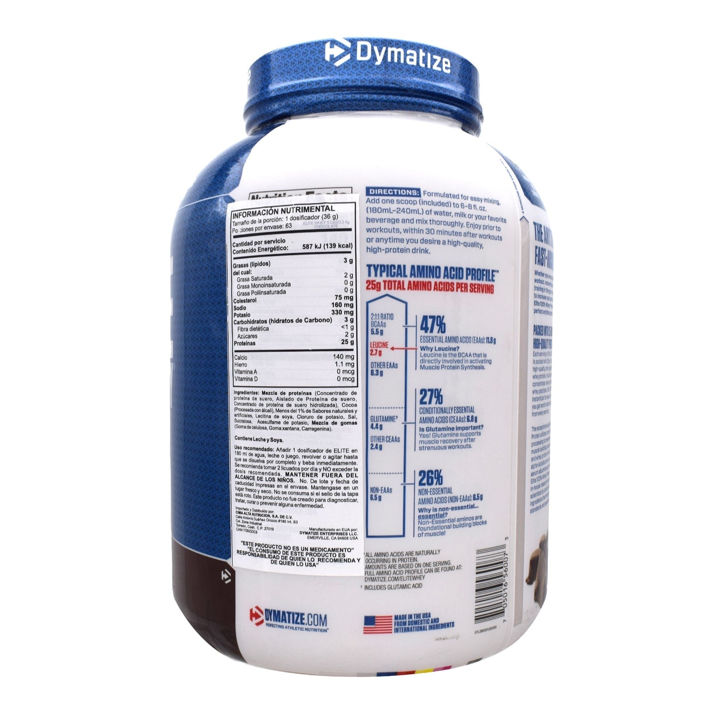 Dym Elite Whey Proteina Rich Chocolate 5 Lb (DYMATIZE)