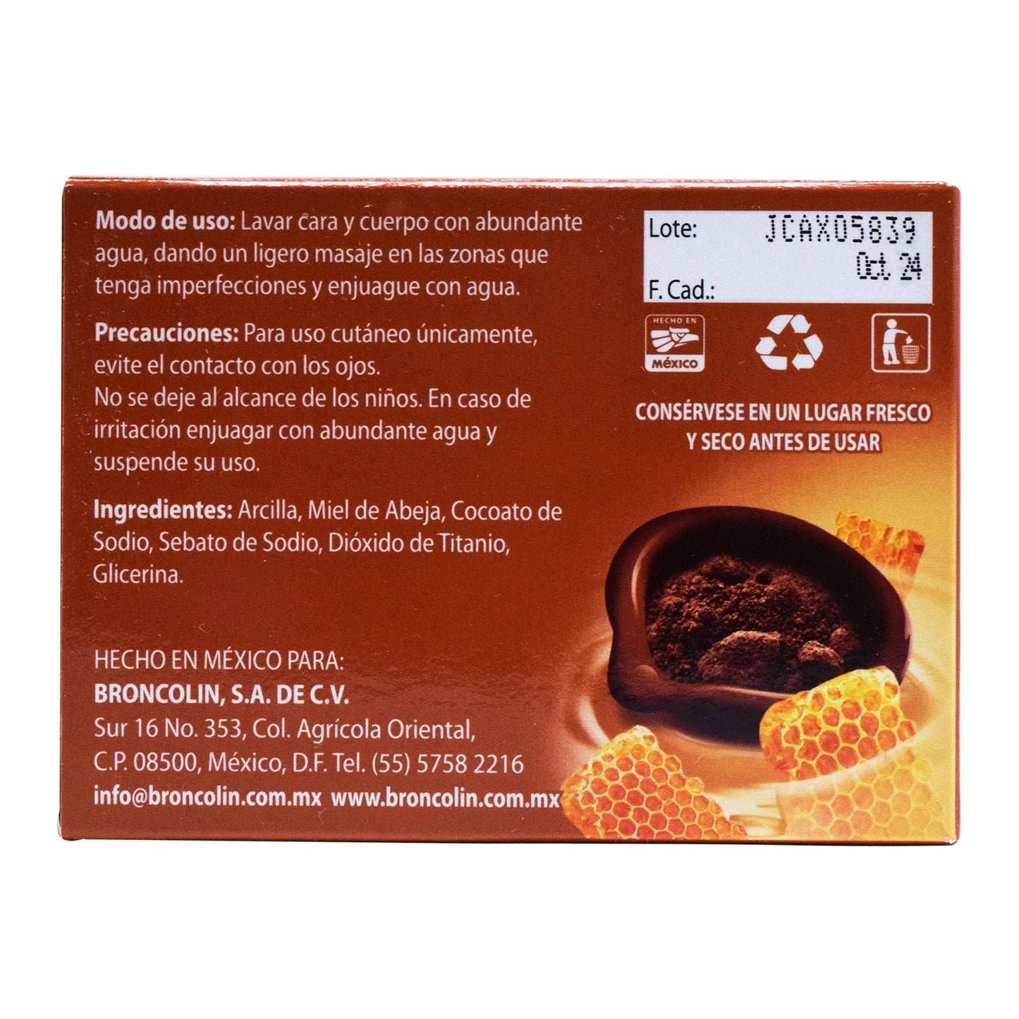 Jabon De Arcilla Exfoliante 100 G (HERBACIL)