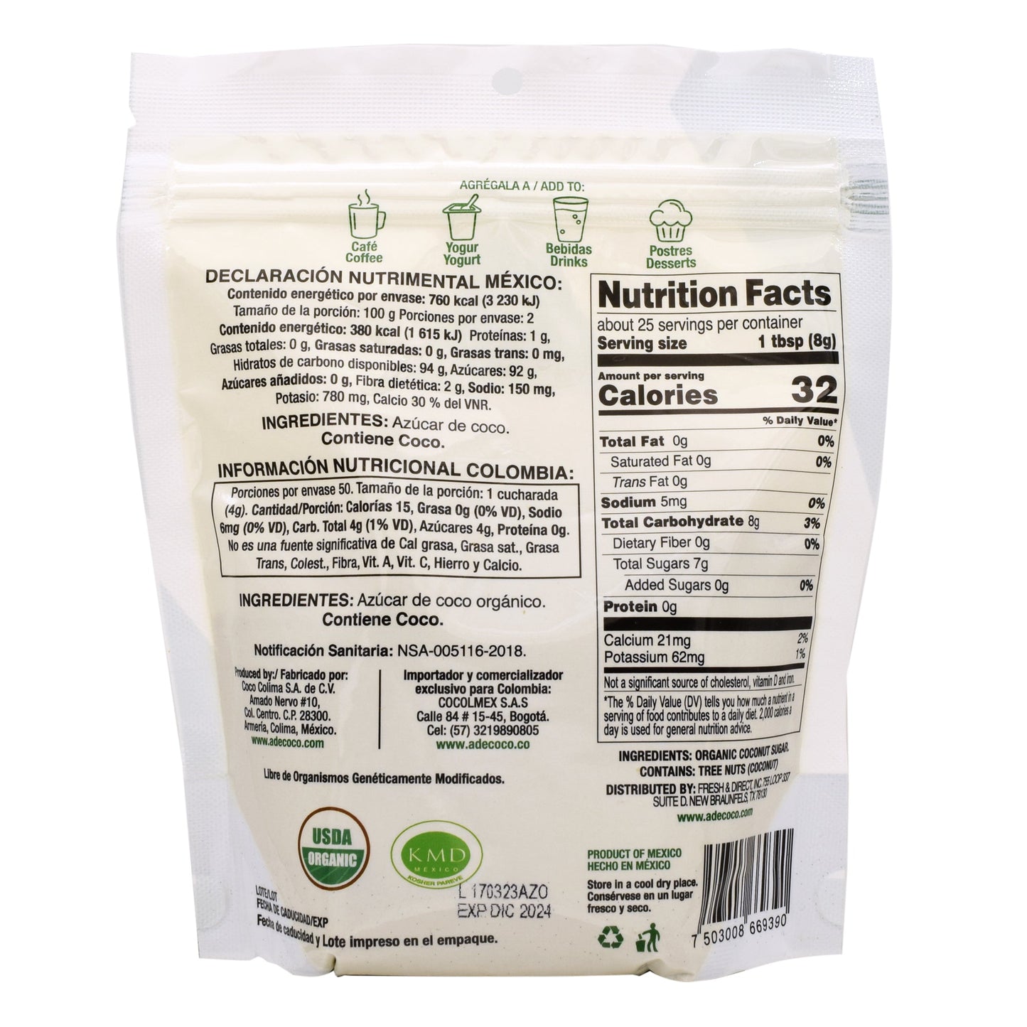 Azucar De Coco 200 G (A DE COCO)
