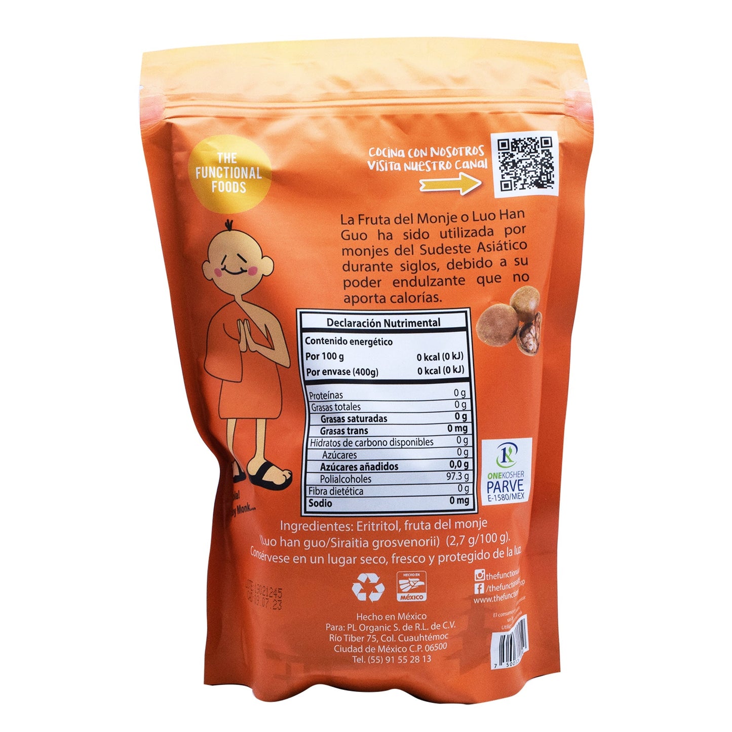 Endulzante Fruta Del Monje 400 G (MONK)