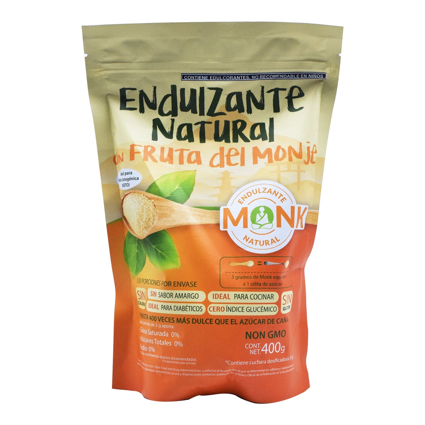 Endulzante Fruta Del Monje 400 G (MONK)