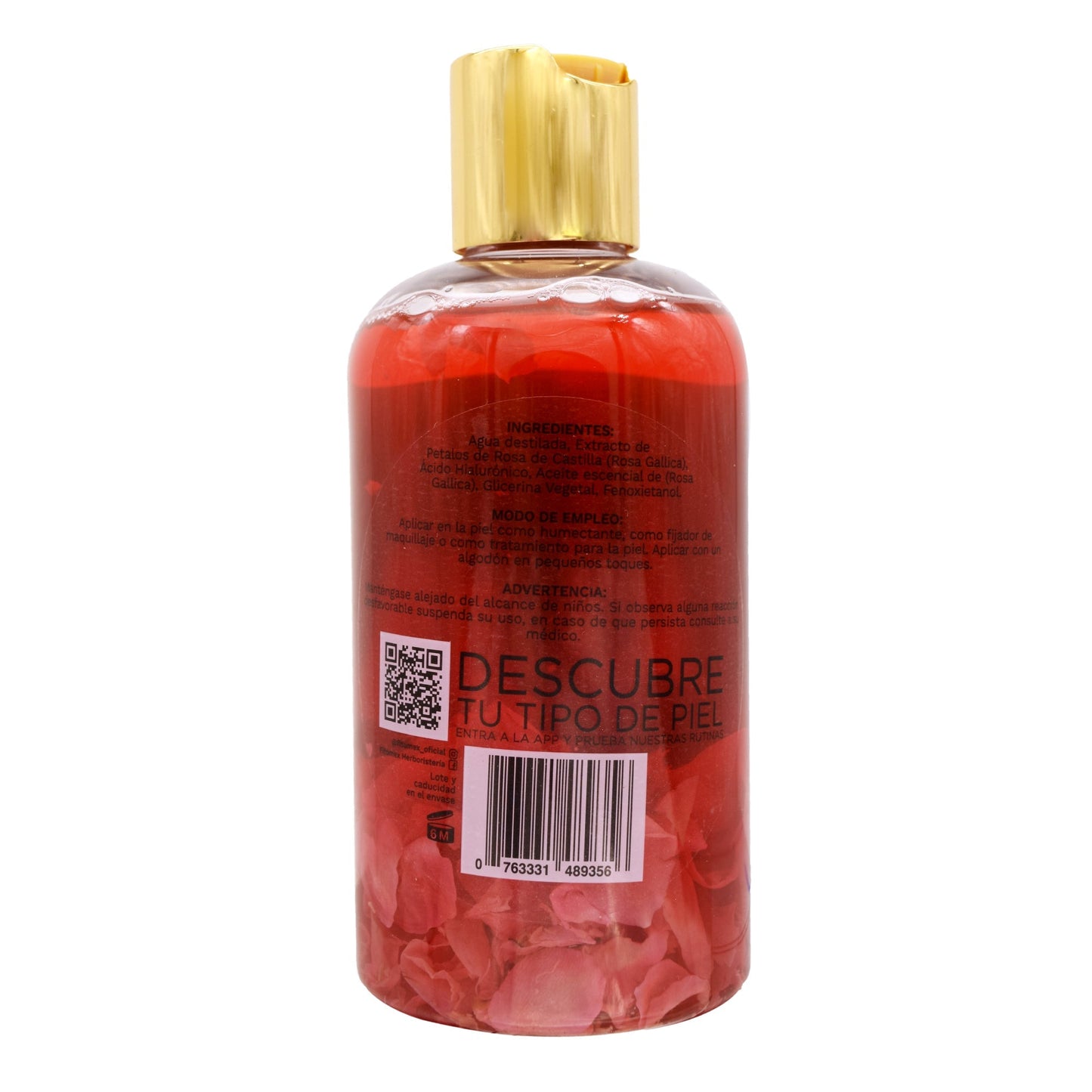 Agua De Rosas Con Acido Hialuronico 250 Mililitros (FITOMEX)