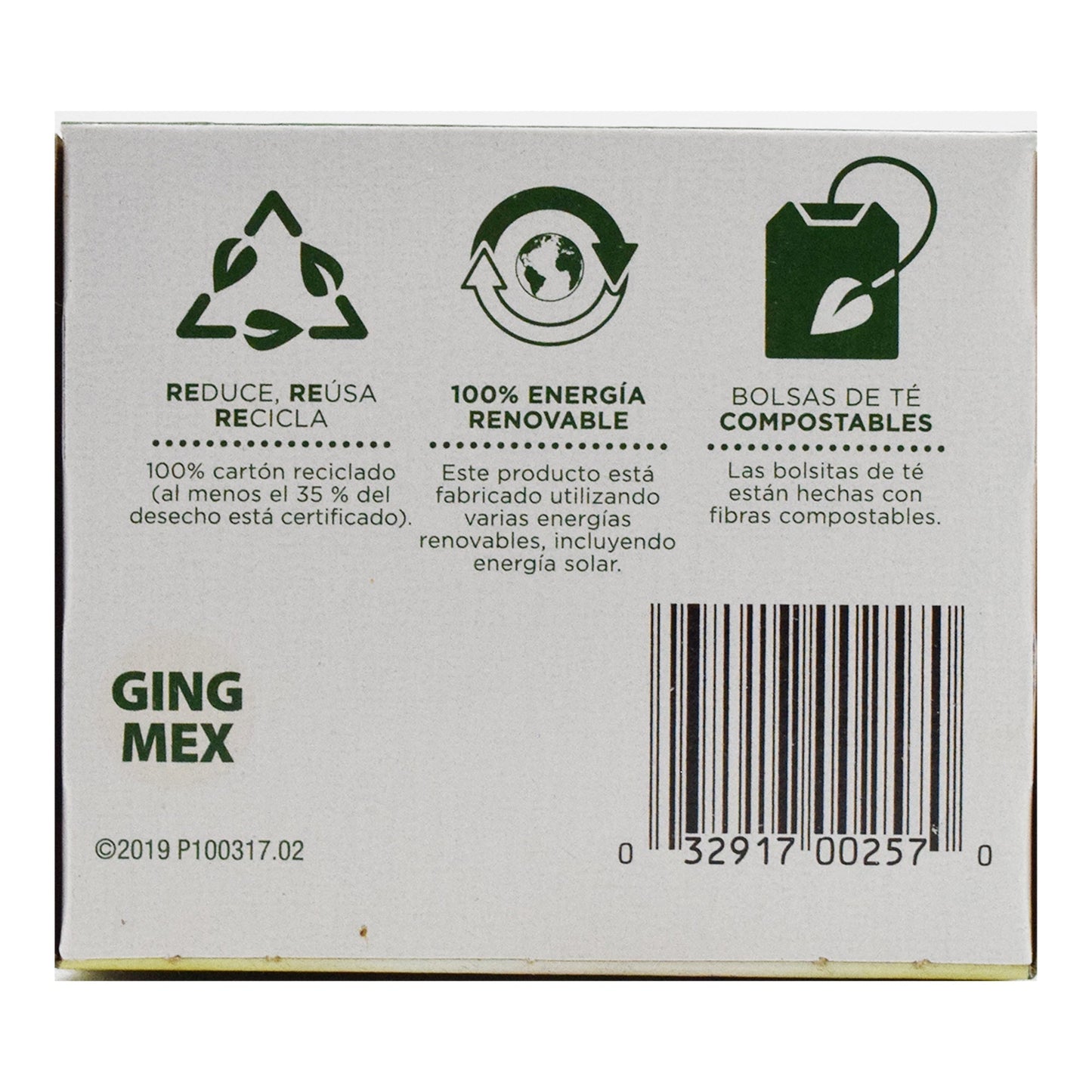 Te De Jengibre 24 G (TRADITIONAL MEDICINA)