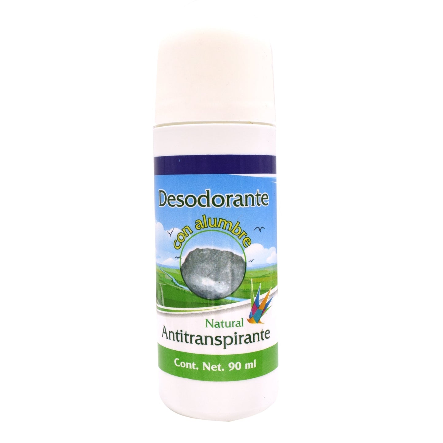 Desodorante Natural Con Alumbre 90 Mililitros (HM NATURAL)