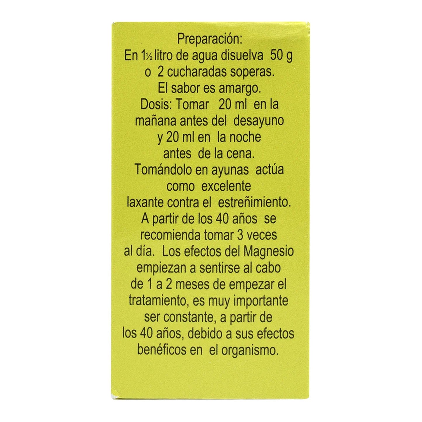 Cloruro De Magnesio Sabor Naranja 100 G (MAXICLORURO)
