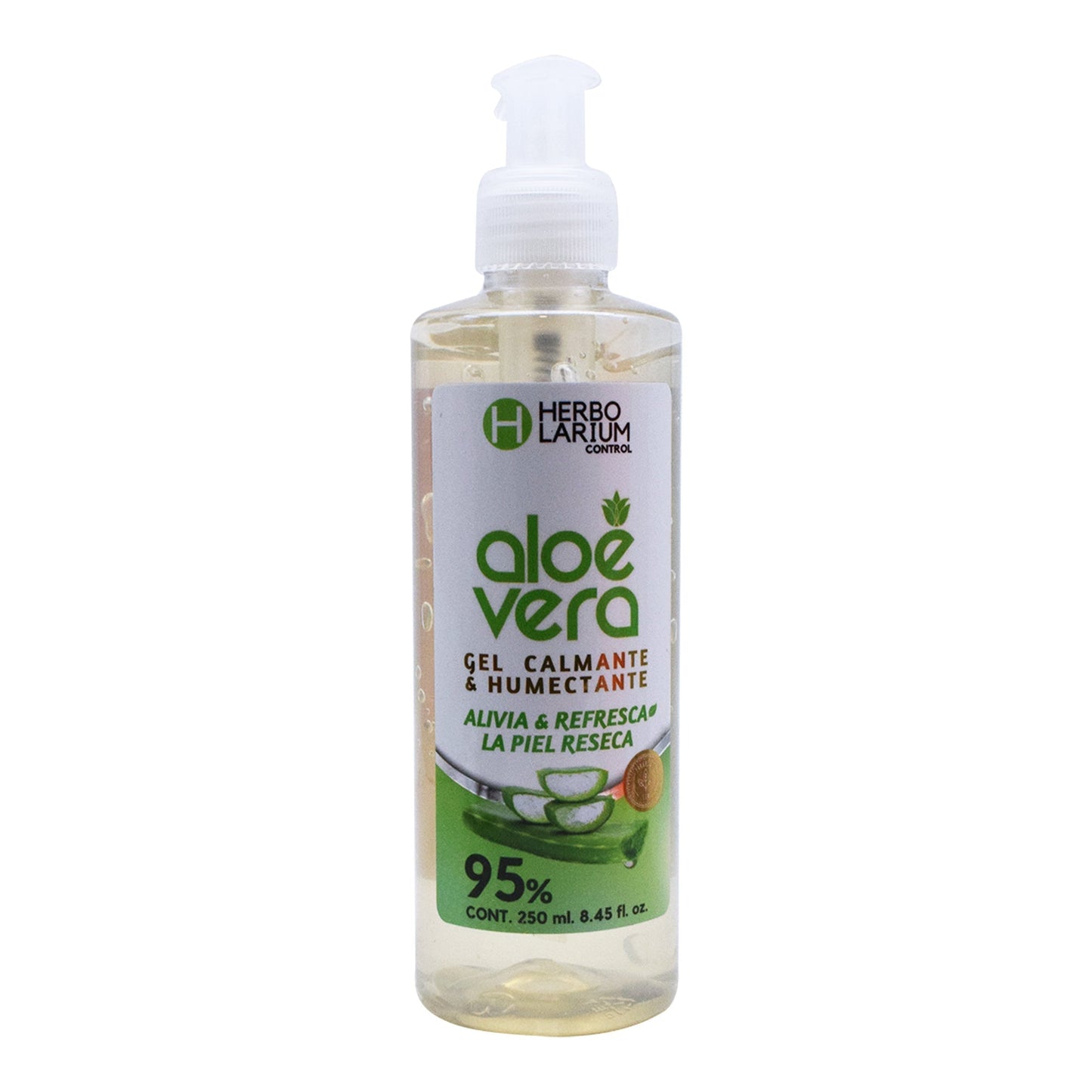 Gel Calmante De Aloe Vera 250 Mililitros (HERBOLARIUM CONTROL)