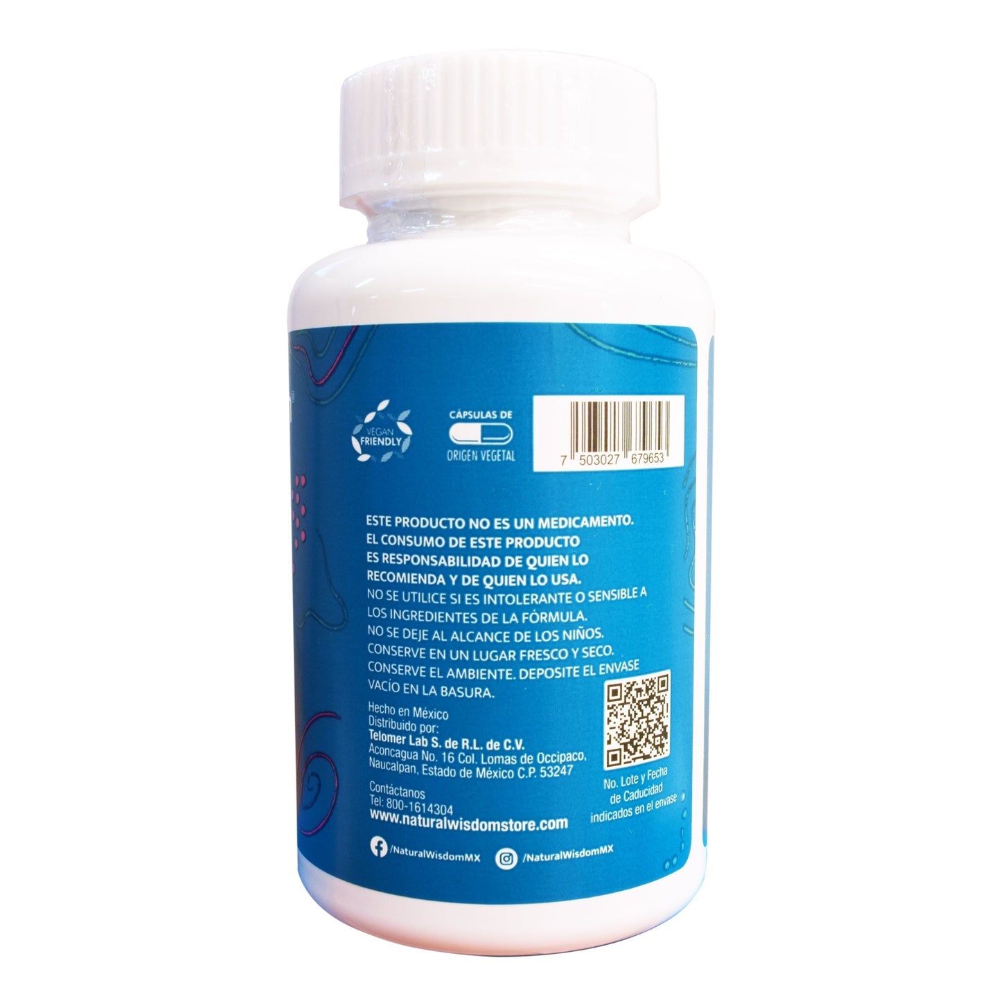 Berberina Complex 30 Cápsulas (NATURAL WISDOM)