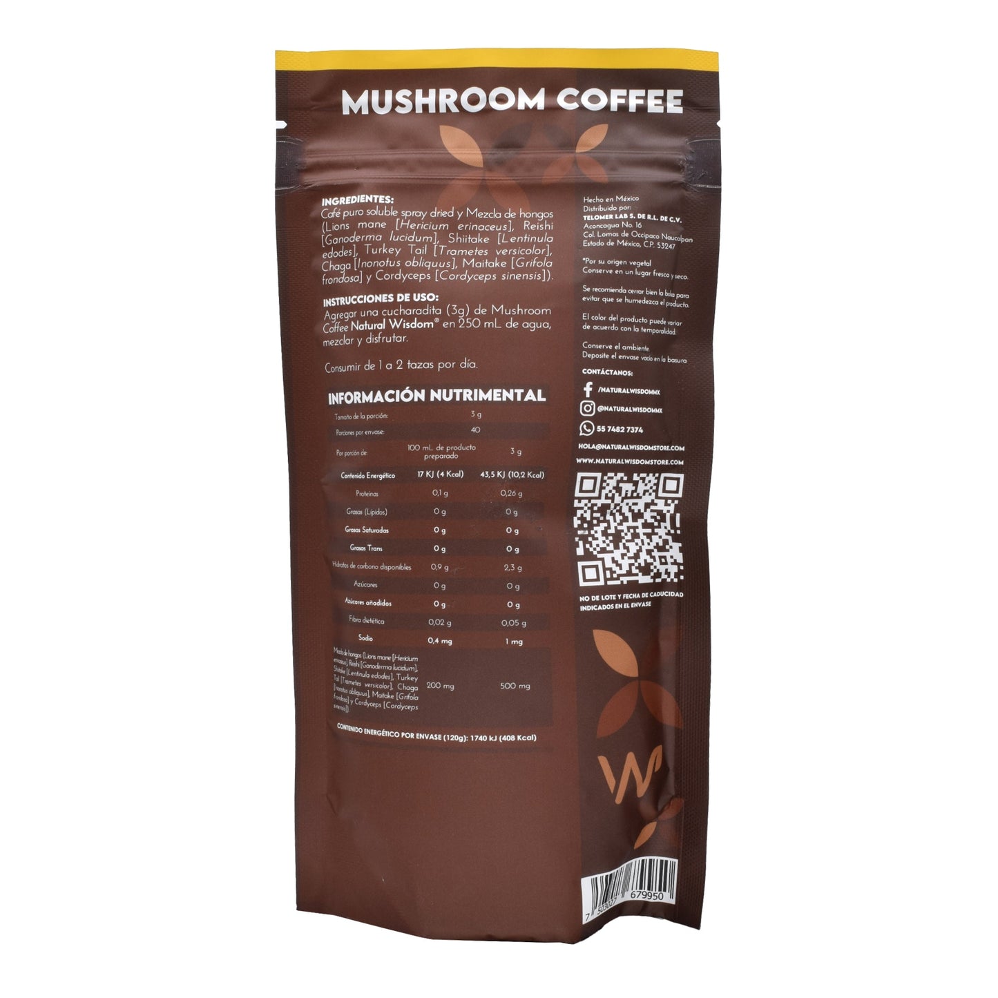 Mushroom Coffee120 G (NATURAL WISDOM)