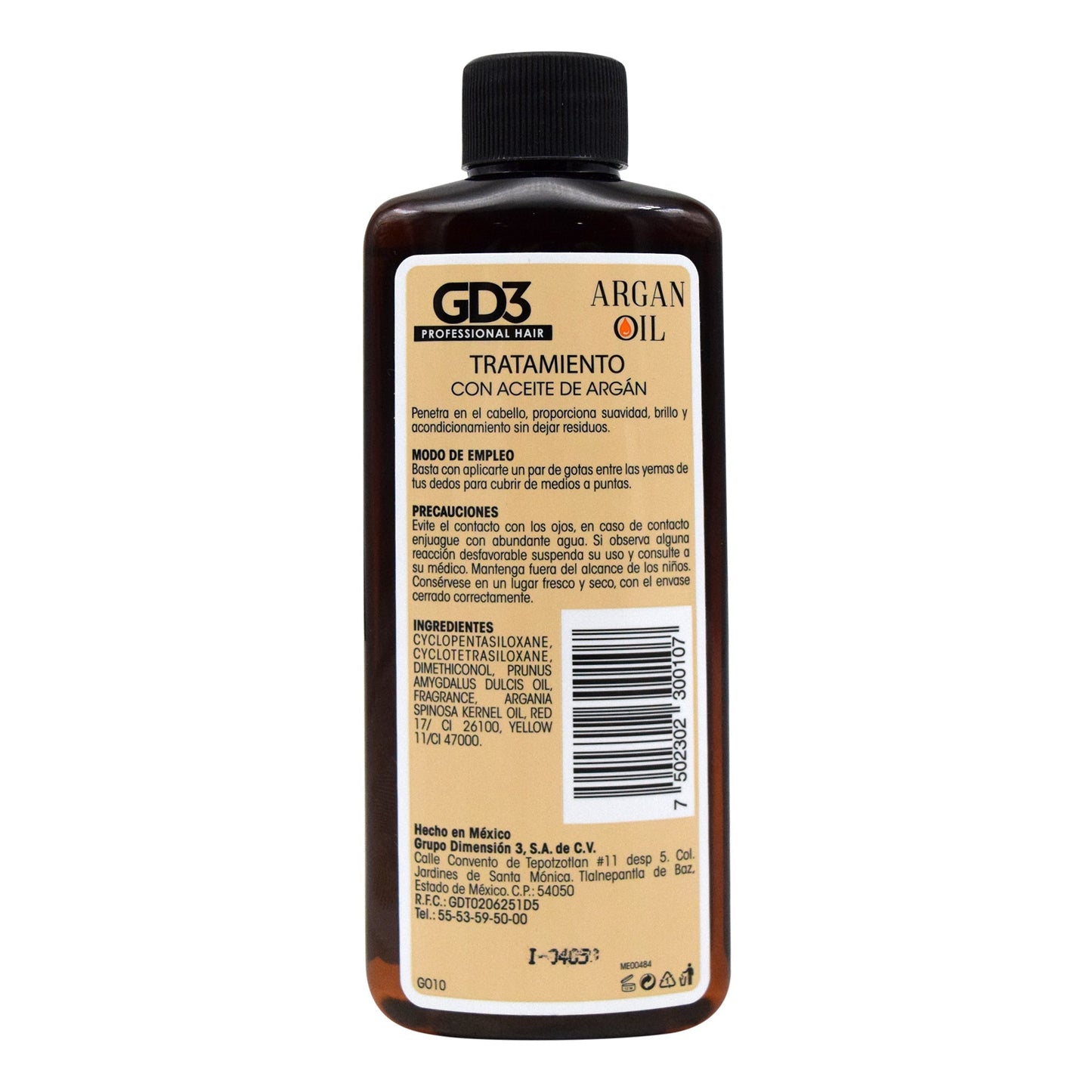 Aceite De Argan 100 Mililitros (GD3)