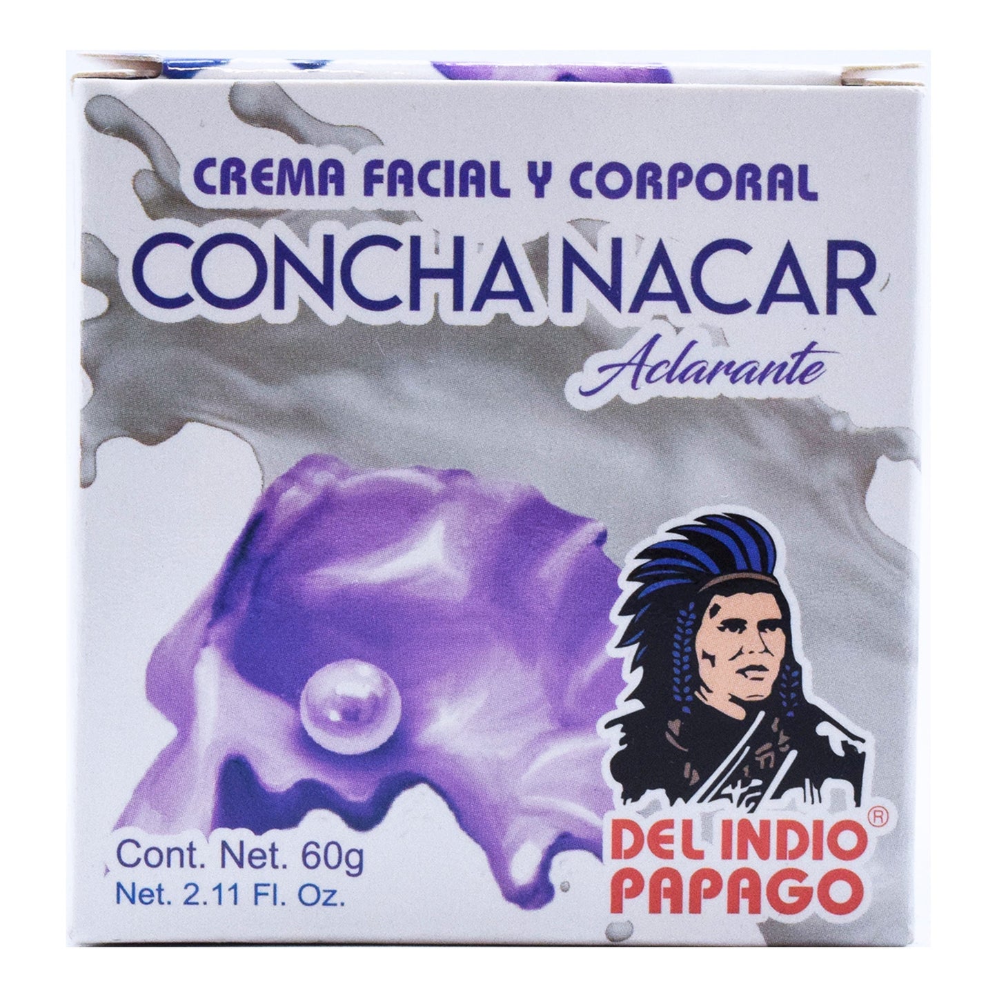 Crema De Concha Nacar 60 G (DEL INDIO PAPAGO)