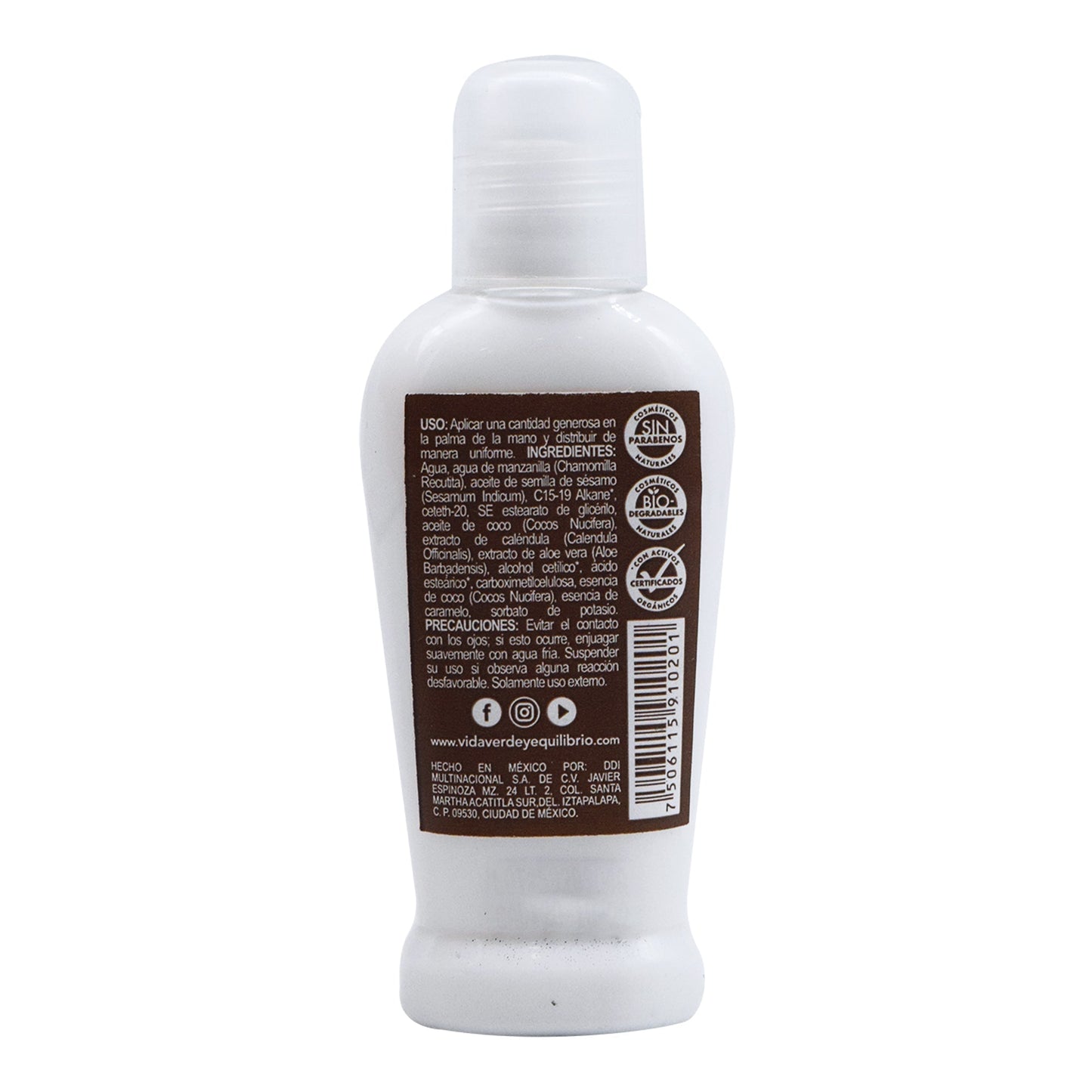 Crema Para Manos Coco Bronceado 30 Mililitros (VIDA VERDE Y E.)