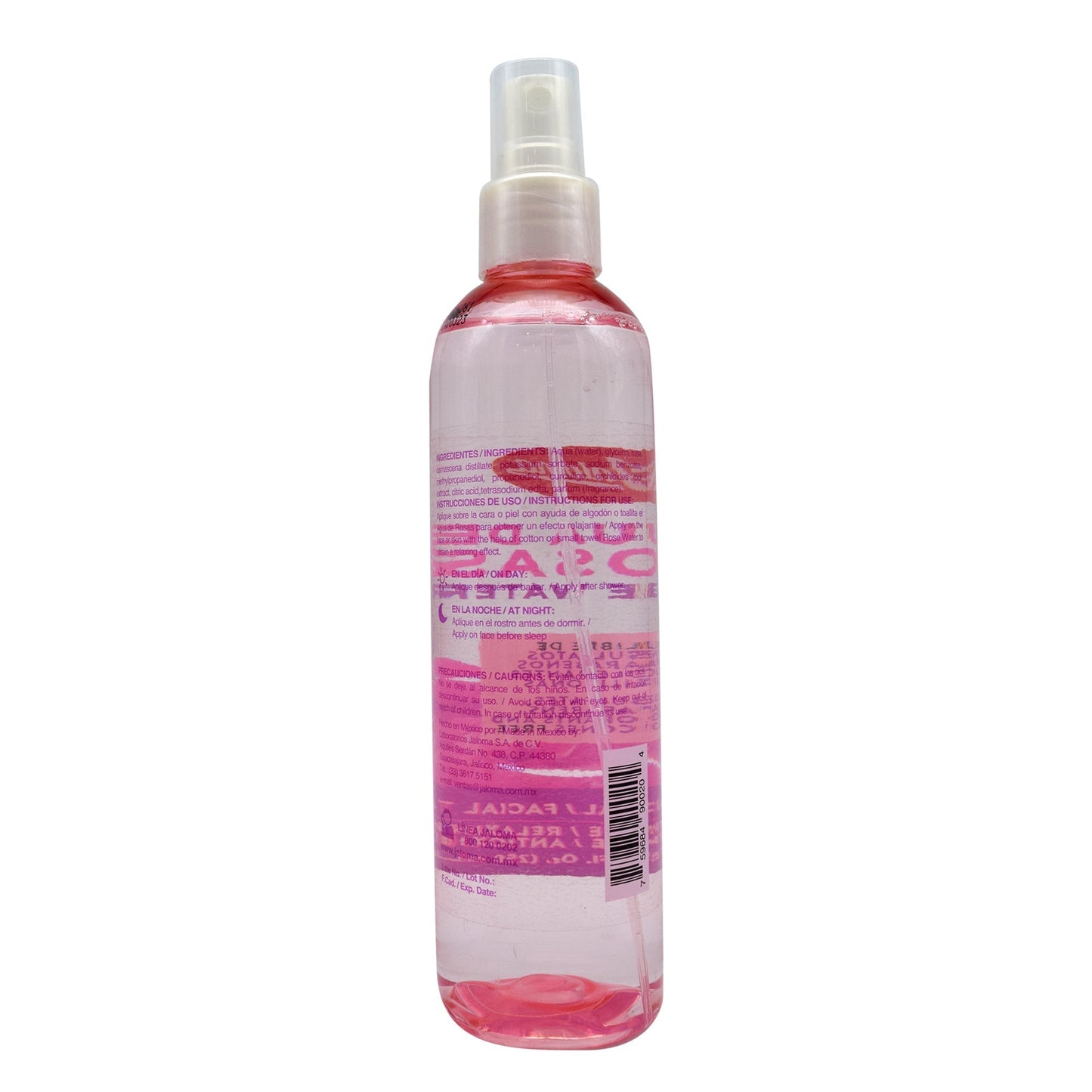 Agua De Rosas 250 Mililitros (JALOMA)