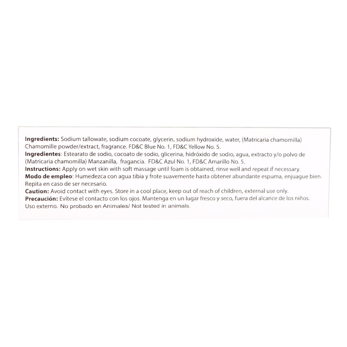 Jabon De Manzanilla 100 G (KARLA DI)