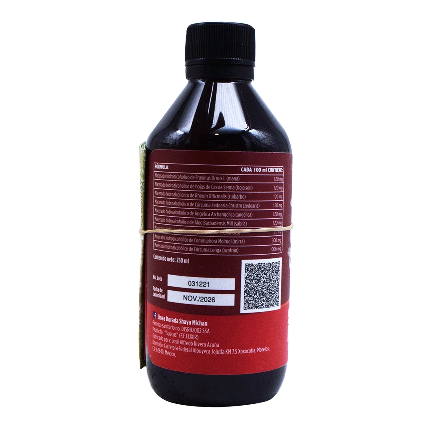 Hierbas Suecas Elixir 250 Mililitros (SHAYA MICHAN)