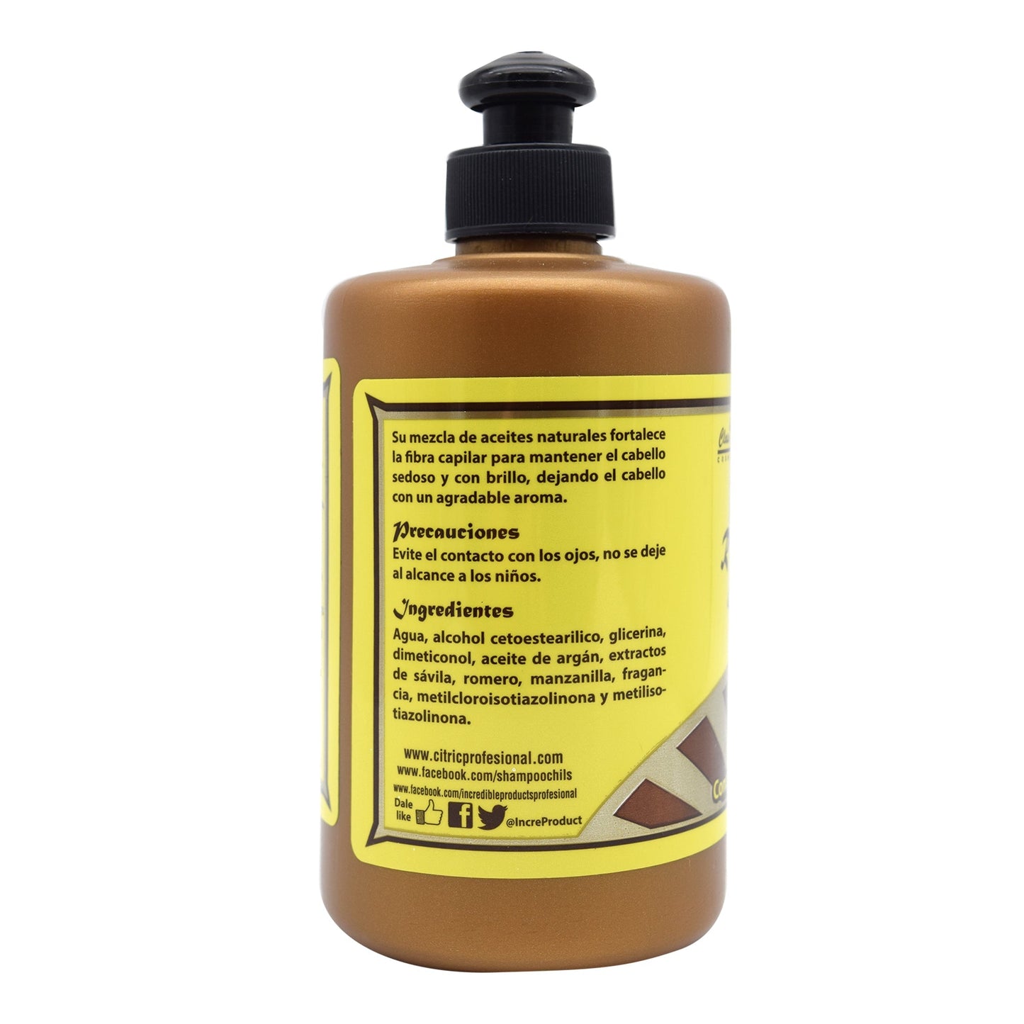 Crema Para Peinar Aceite Argan 250 Mililitros (INCREDIBLE PRODUCTS)