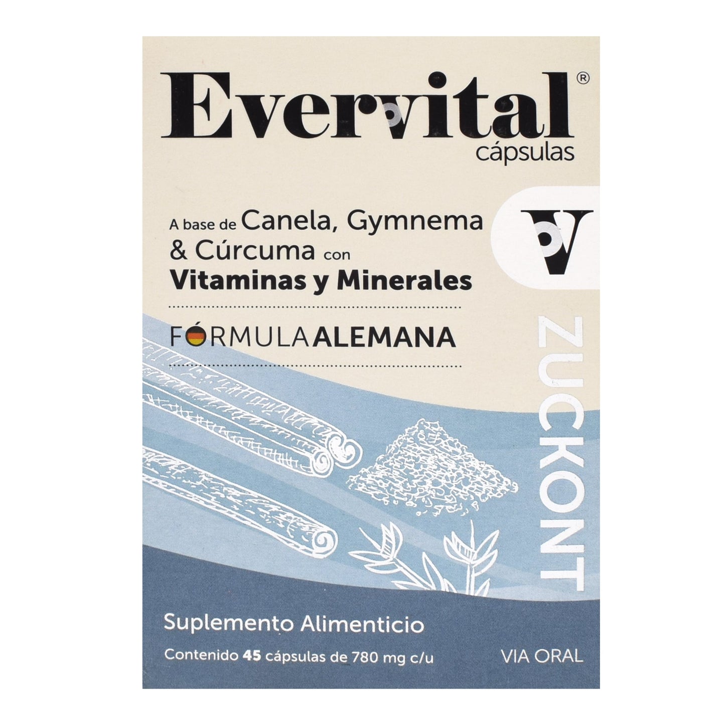 Evervital Zuckont 45 Cápsulas (EVERVITAL)