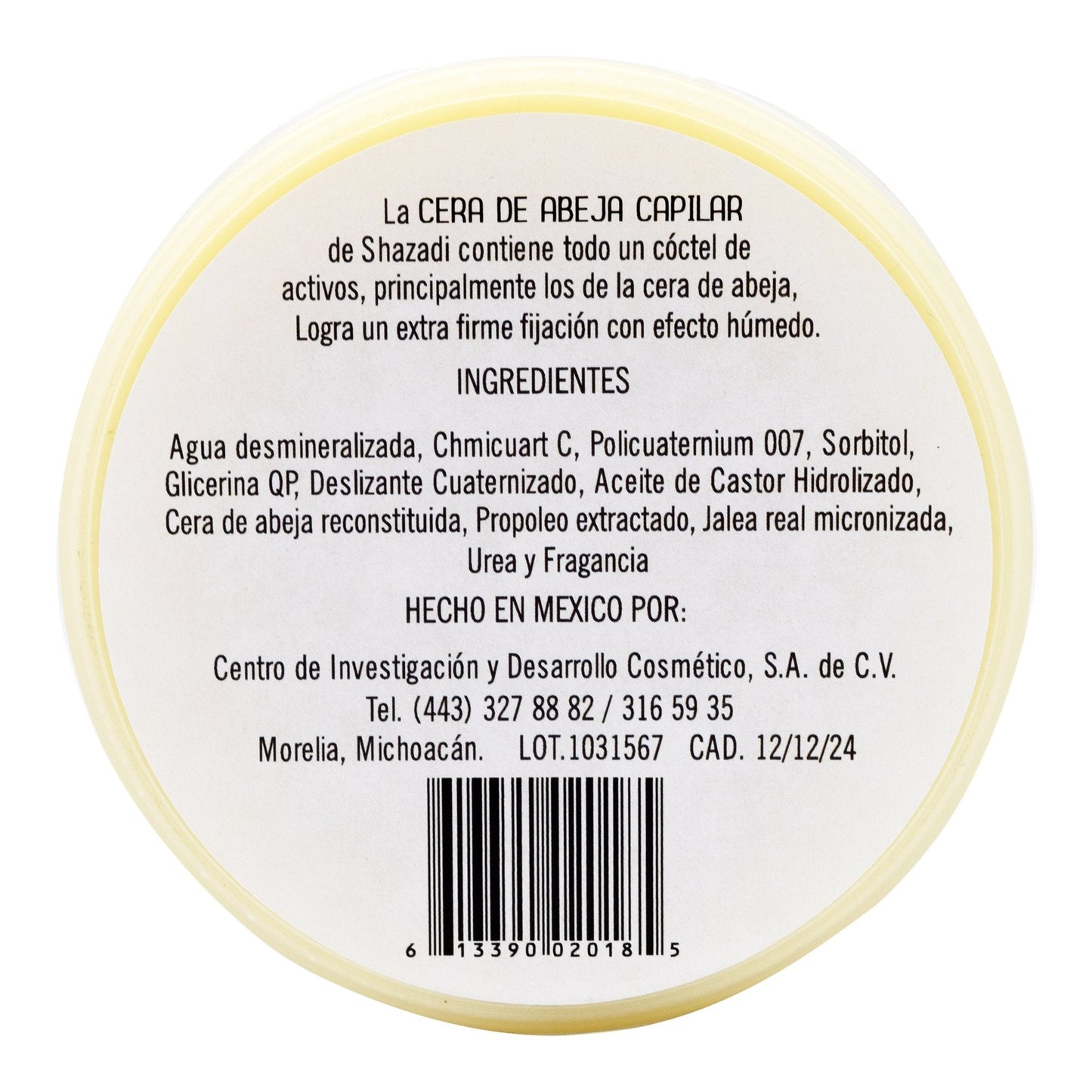 Cera De Abeja Capilar 100 G (SHAZADI)