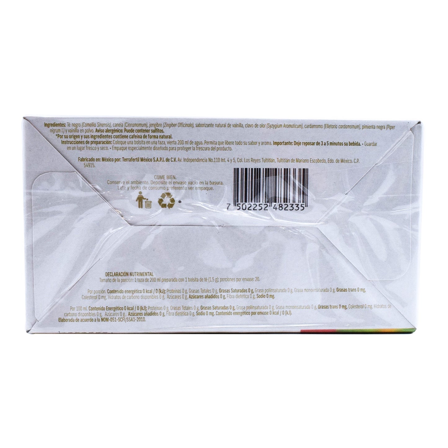 Te Chai Con Especias 35 G (NATURES HEART)