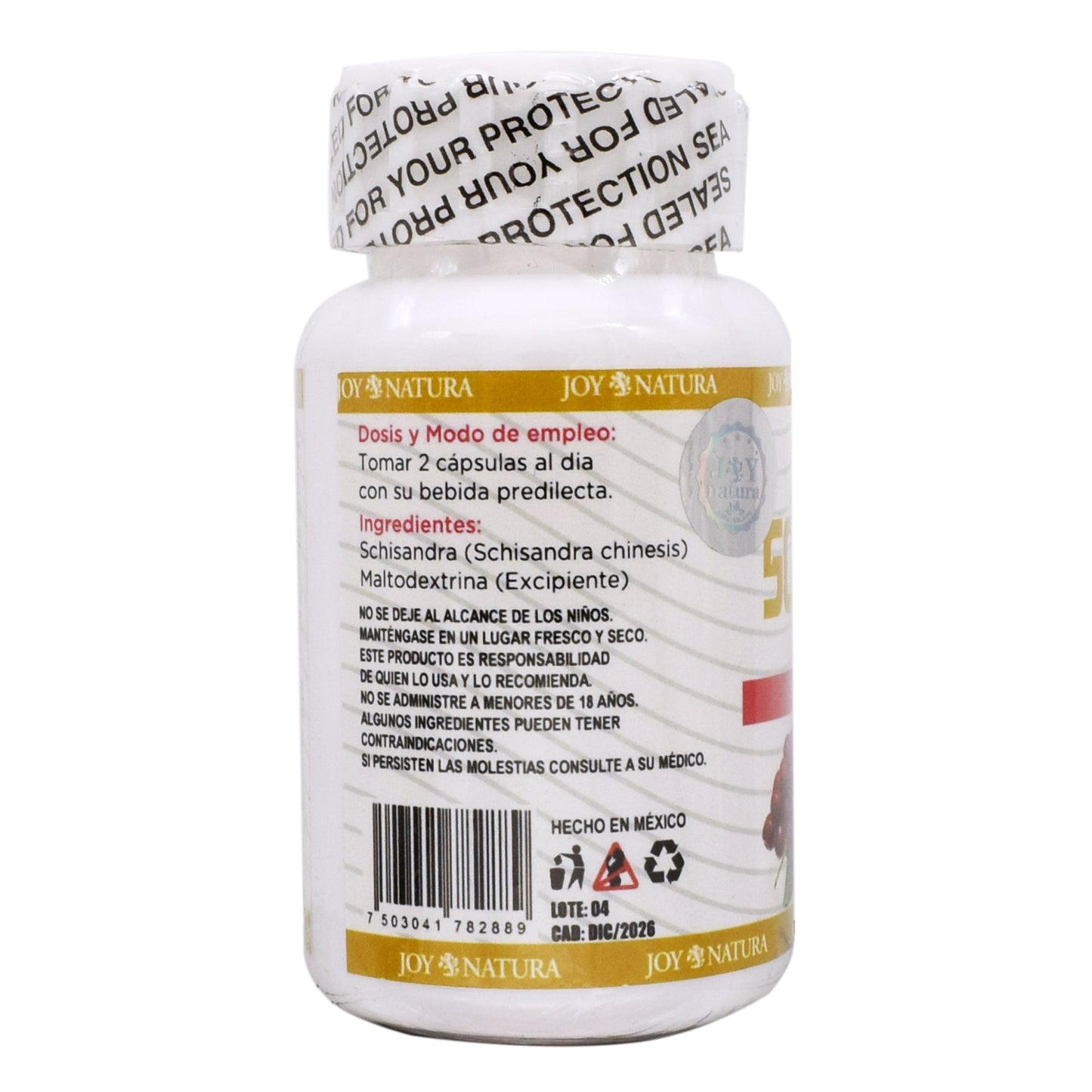 Schisandra 60 Cápsulas (JOY NATURA)