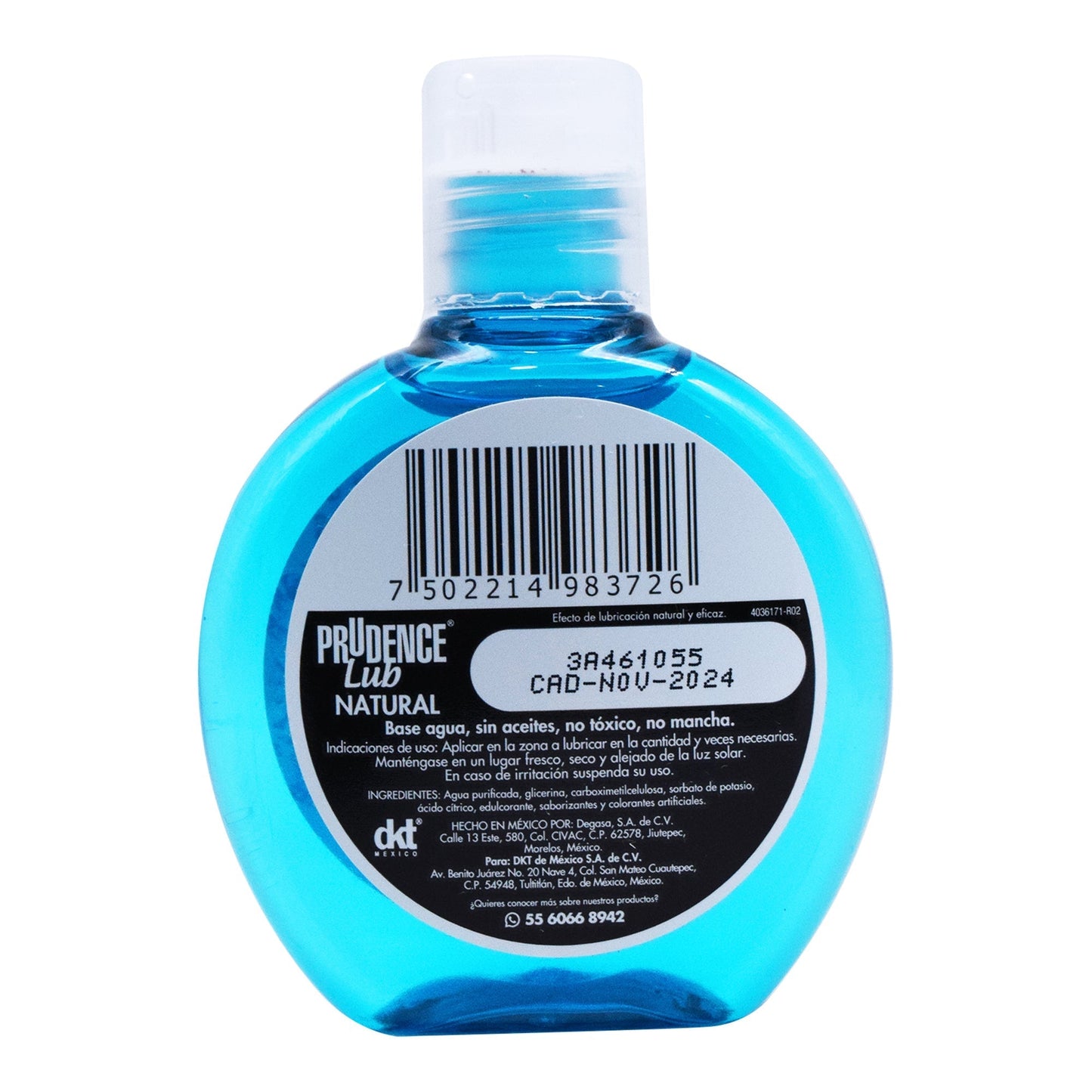 Lubricante Natural 75 Mililitros (PRUDENCE)