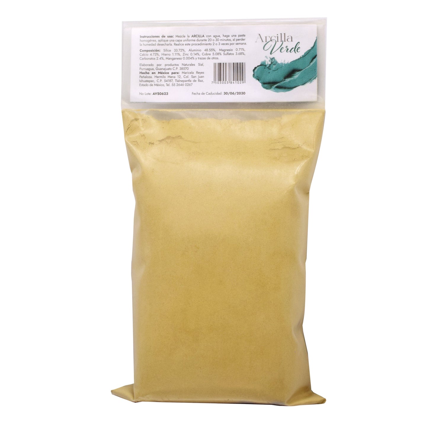 Arcilla Verde 1 Kg (SIEMPRE NATURAL)