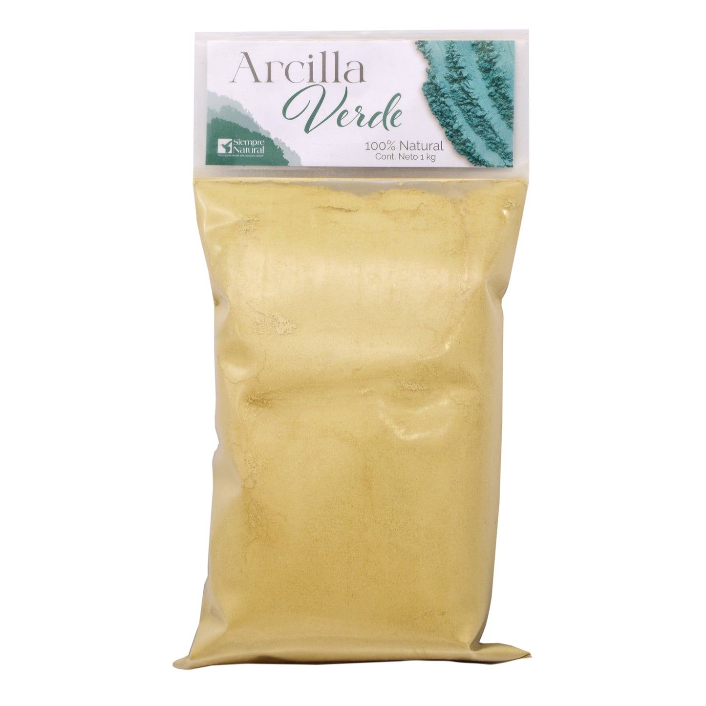 Arcilla Verde 1 Kg (SIEMPRE NATURAL)