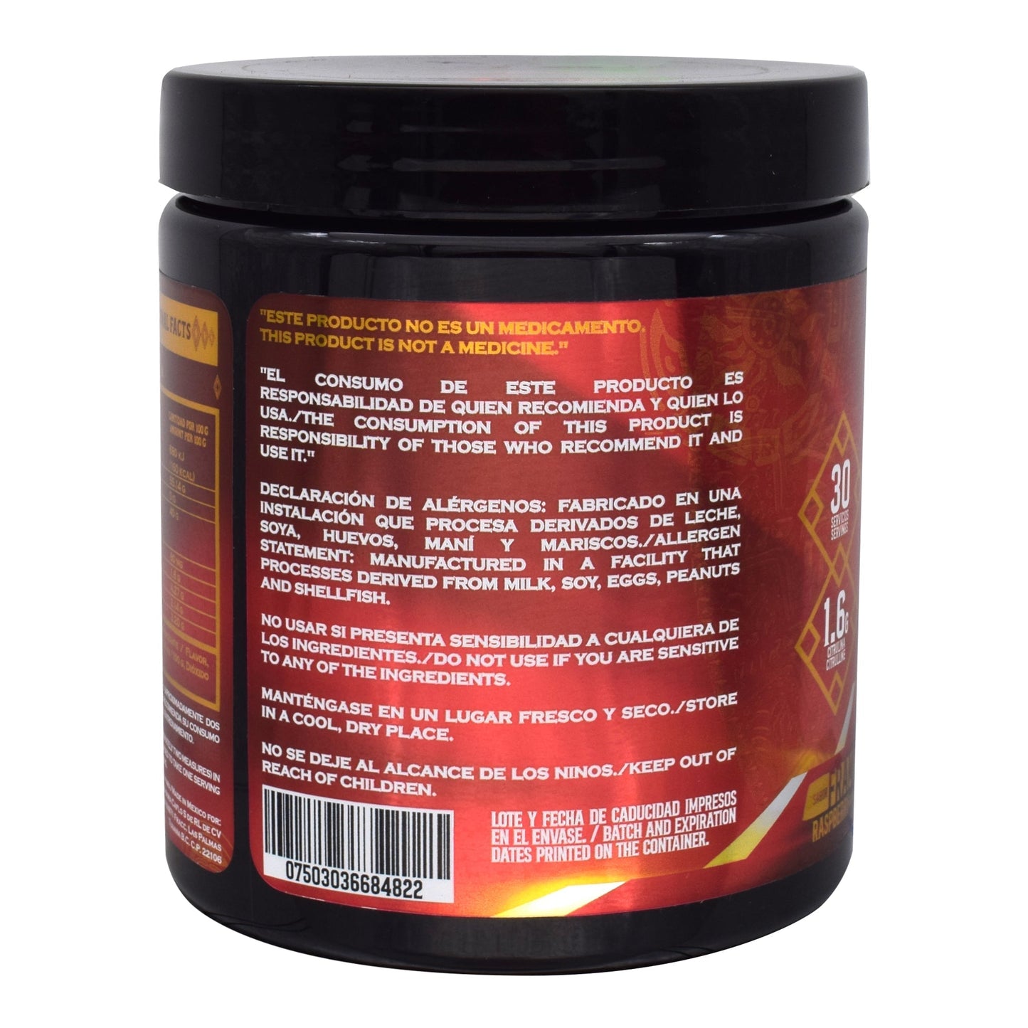 Pre Workout Frambuesa 300 G (MGN)