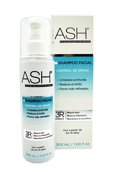 Shampoo Facial Control De Grasa 200 Mililitros (ASH)