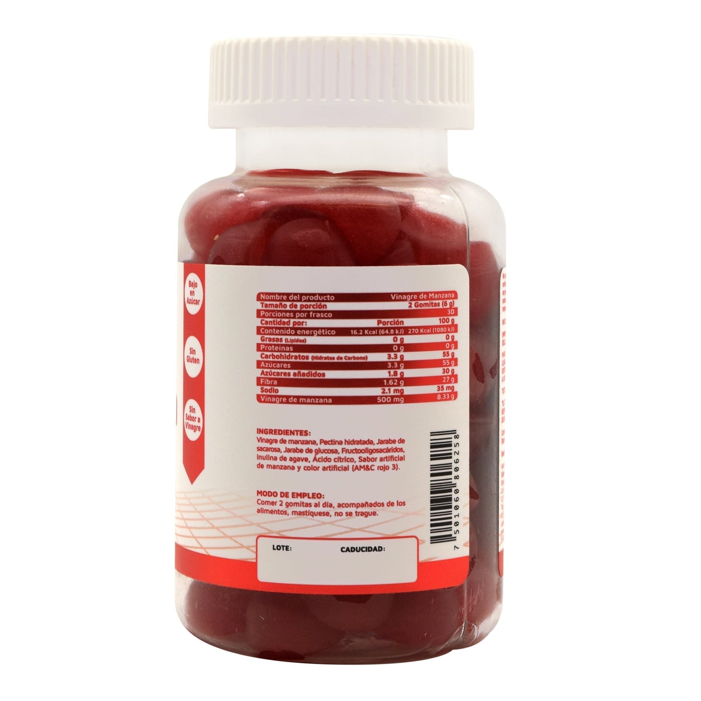 Gomitas Vinagre De Manzana 60 Gomitas (VIDANAT/VITAMINAS)