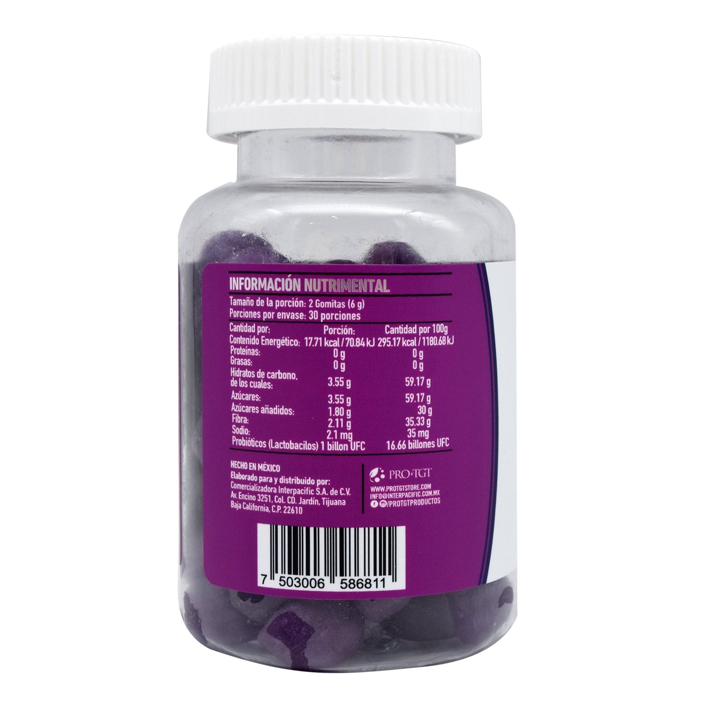 Probioticos Uva 60 Gomitas (PROTGT)