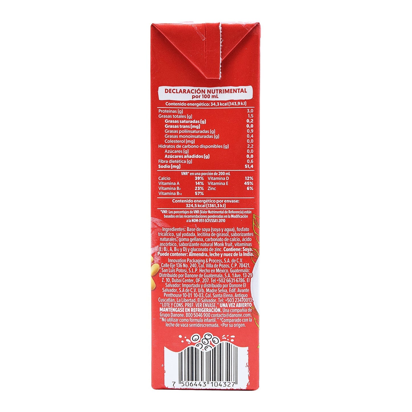 Bebida De Soya 946 Mililitros (SILK)
