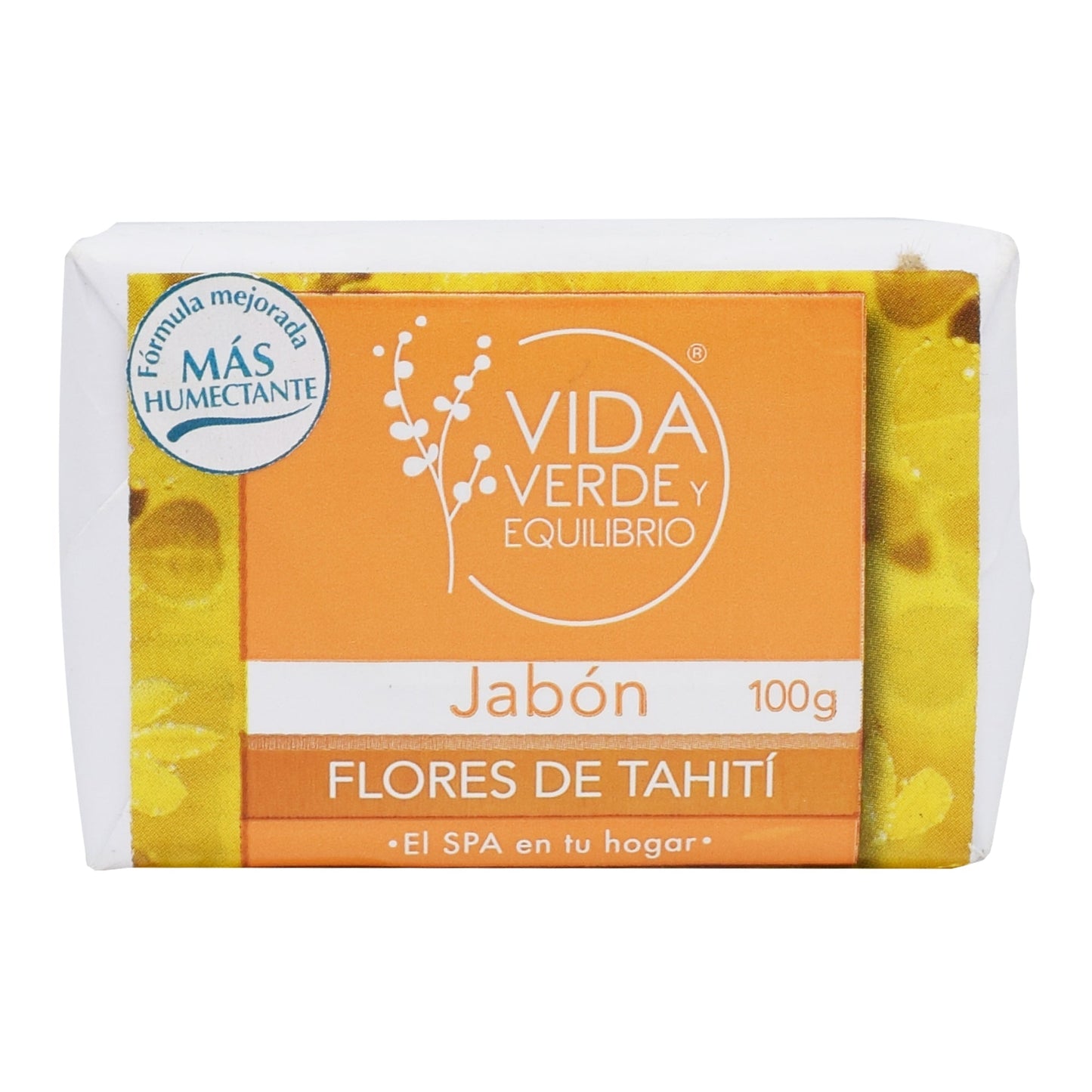 Jabon Artesanal Flores De Tahiti 100 G (VIDA VERDE Y E.)