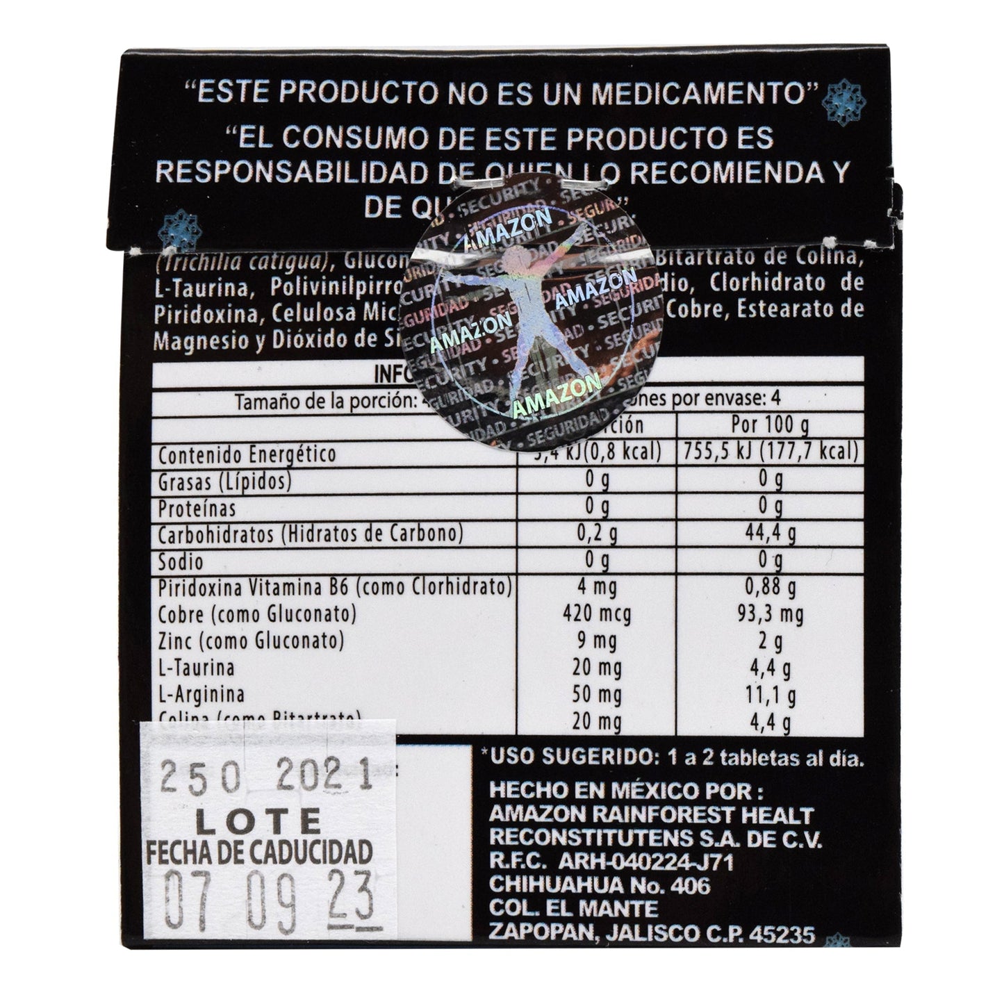 Xtra Viril 4 Tabletas (XTRA VIRIL)