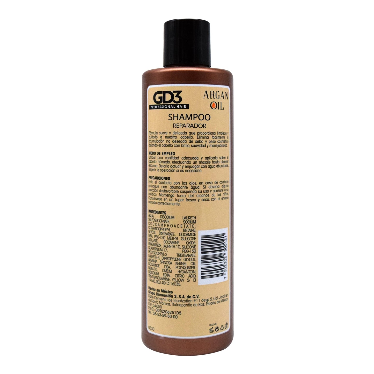 Shampoo Aceite De Argan Oil 300 Mililitros (GD3)