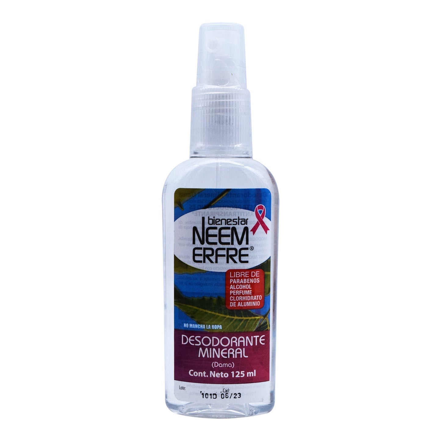 Desodorante Mineral Dama De 125 Mililitros (NEEM ERFRE)