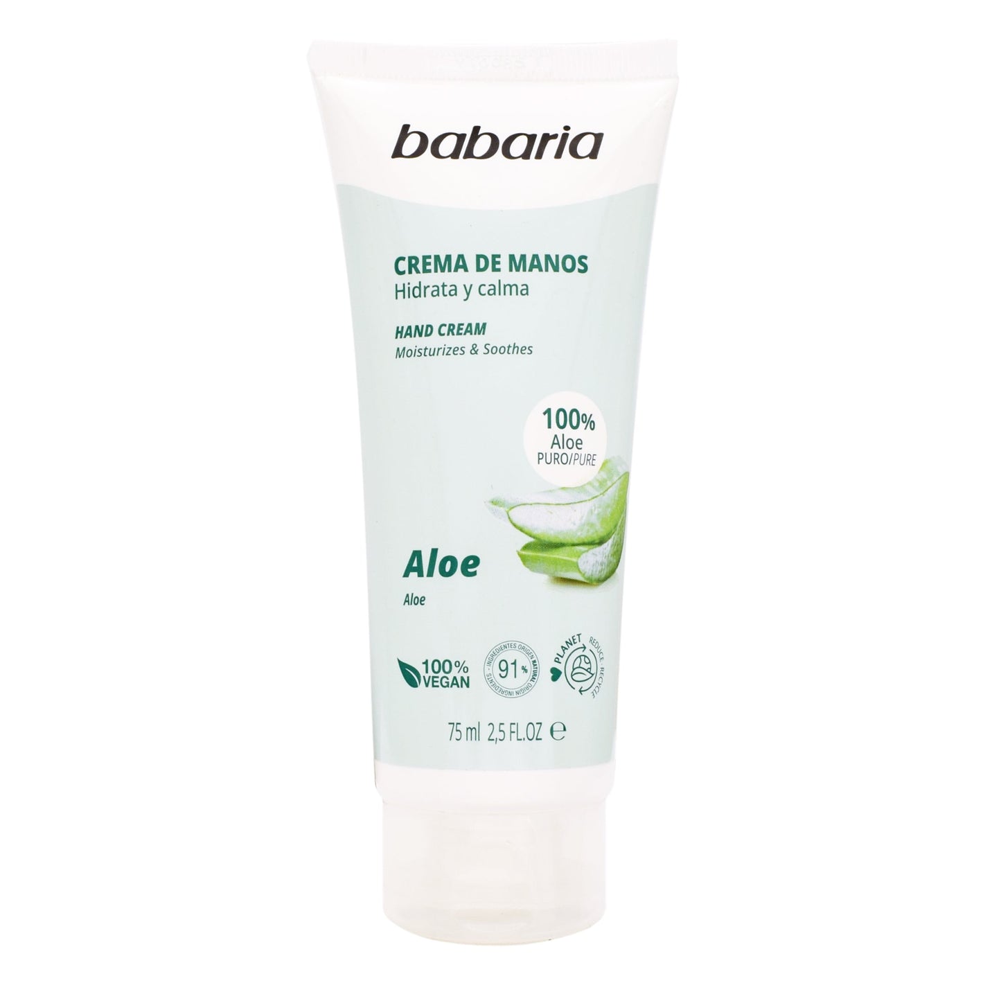Crema De Manos Aloe 75 Mililitros (BABARIA)