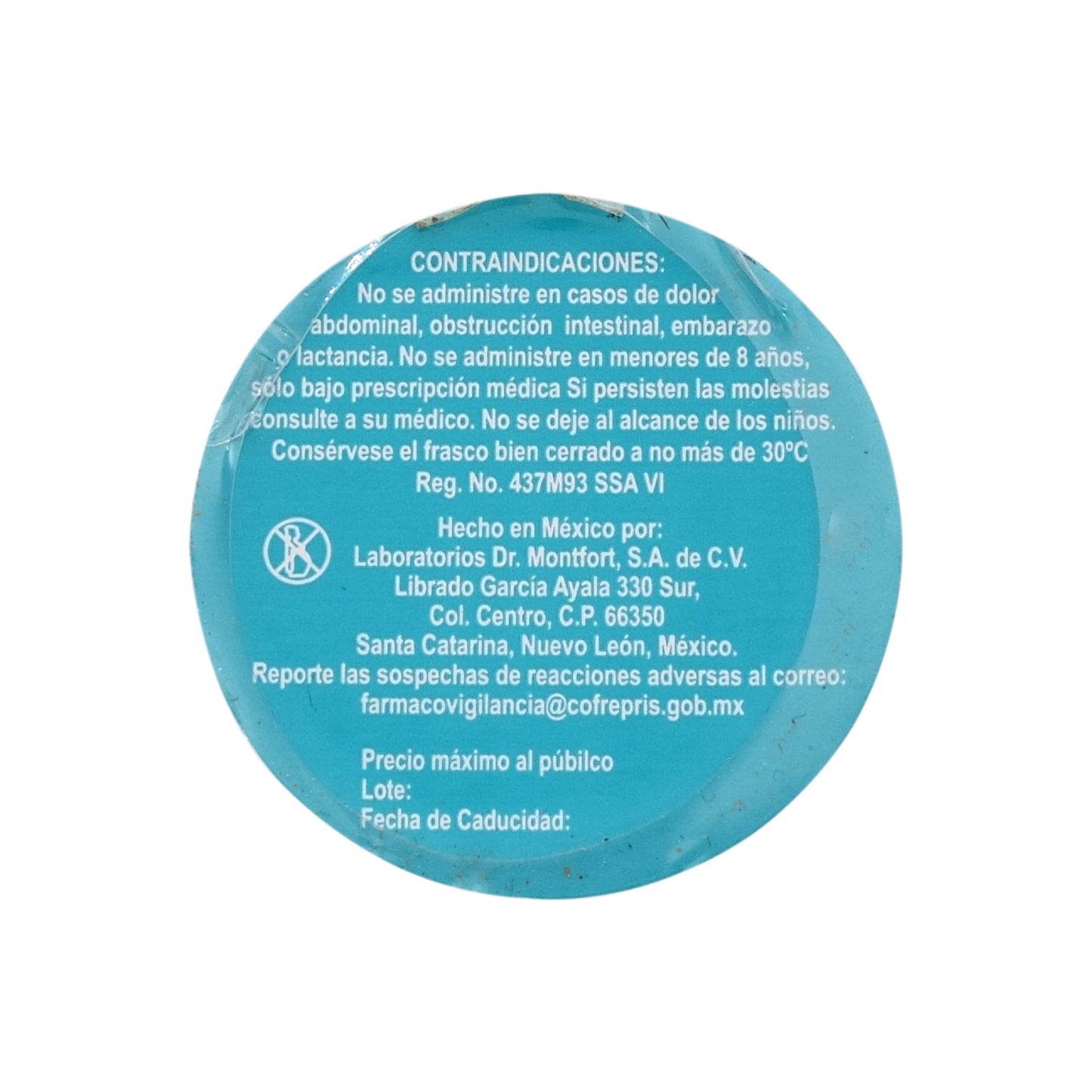 Gentilax Laxante Fenolftaleina 50 Tabletas (DR MONTFORT)