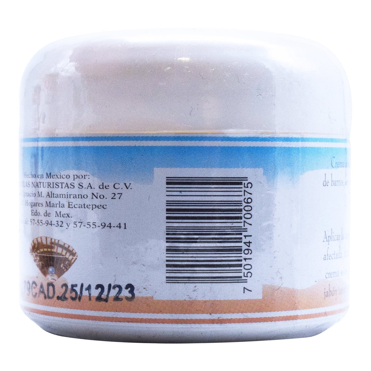 Crema De Concha Nacar 60 G (DEL INDIO PAPAGO)