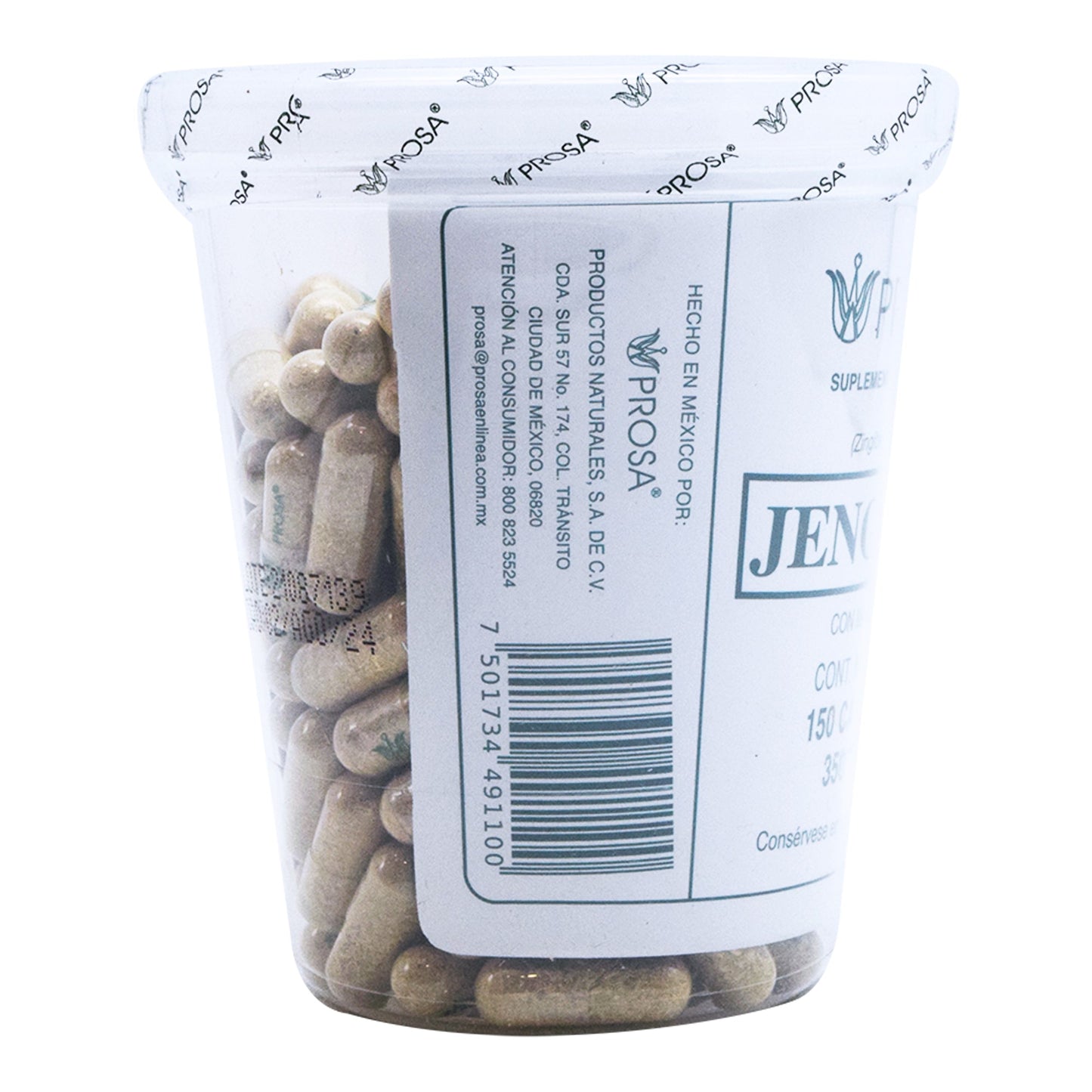 Jengibre Con Manzanilla 150 Cápsulas (PROSA)