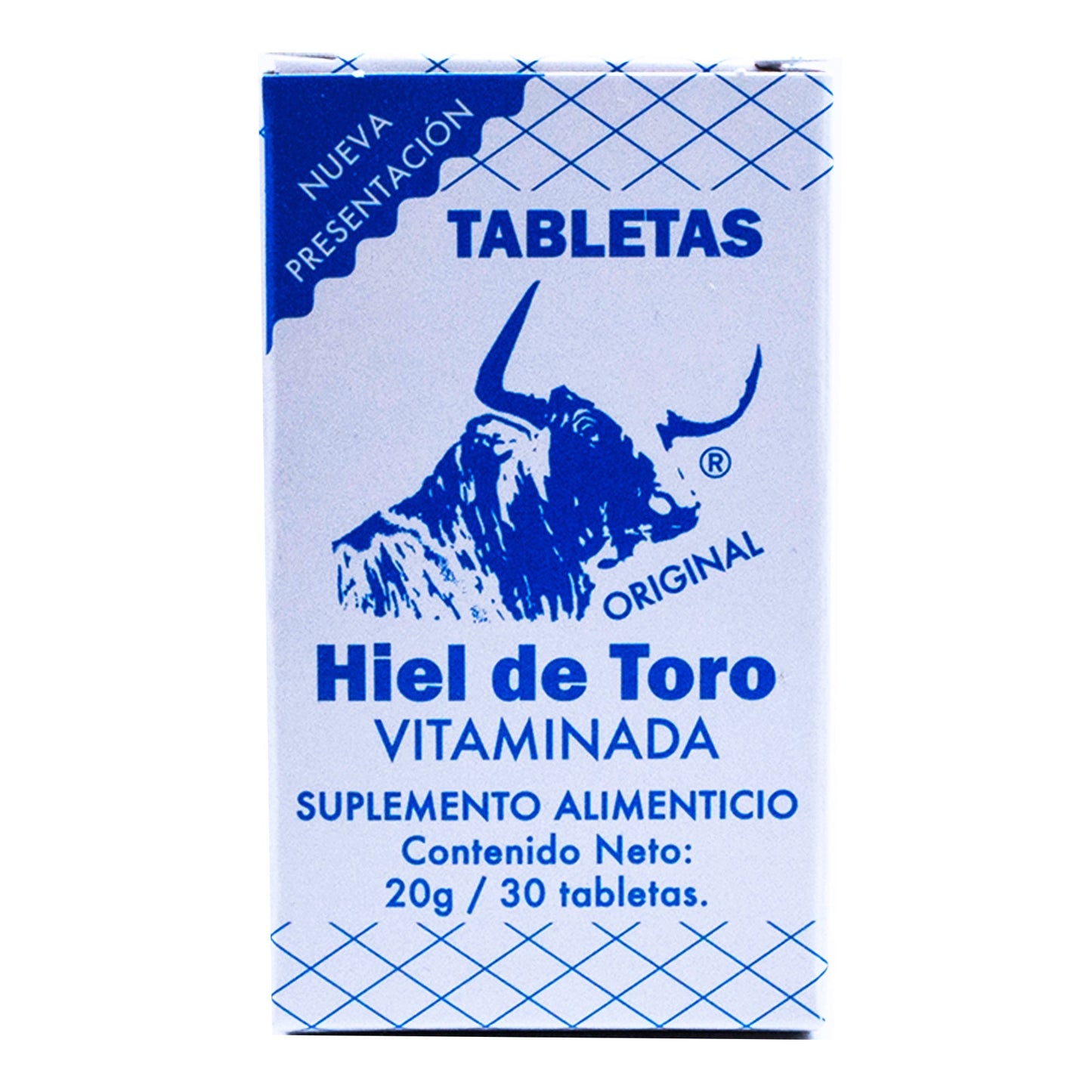 Hiel De Toro Vitaminada 30 Tabletas (HIEL DE TORO)