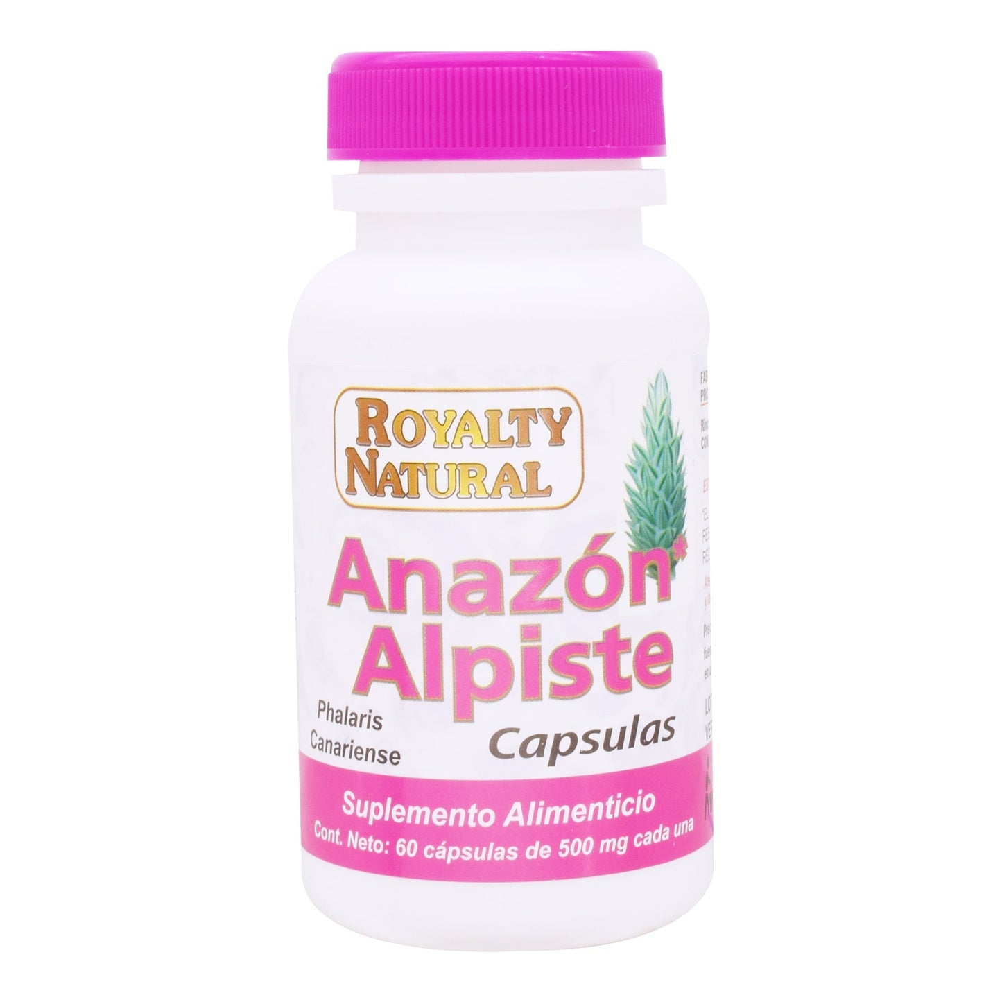 Alpiste 500 Miligramos 60 Cápsulas (ROYALTY NATURAL)