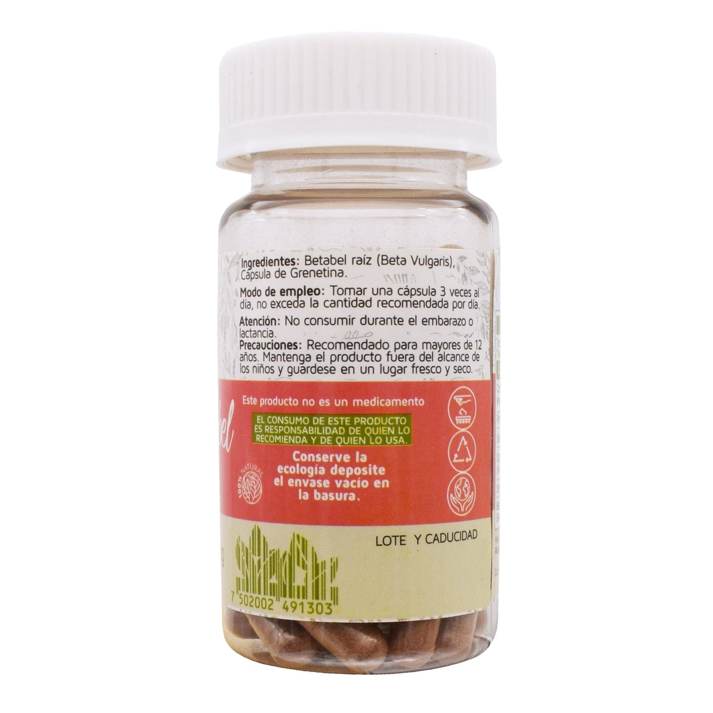 Betabel 60 Cápsulas (GREENLICIOUS MX)