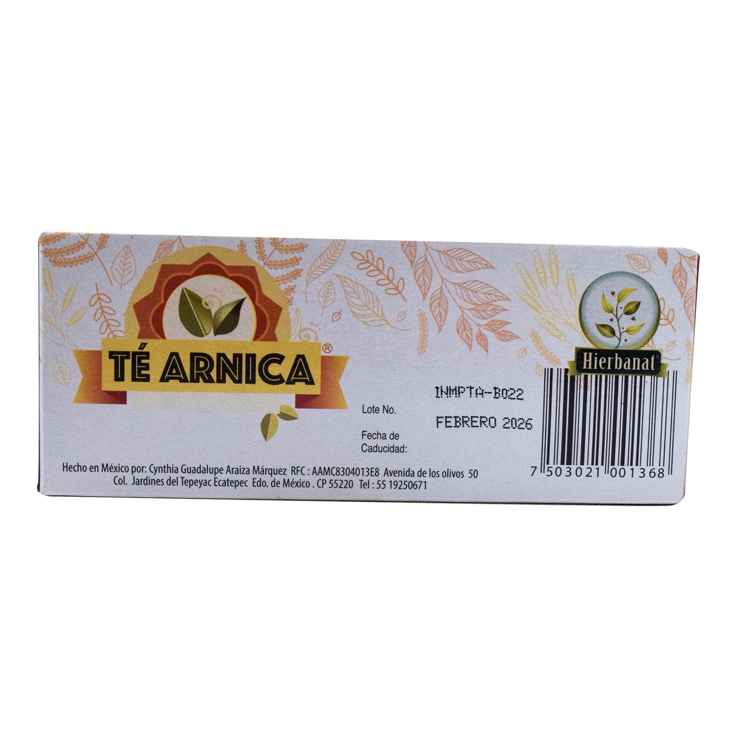 Te Arnica 25 Sob (HIERBANAT)