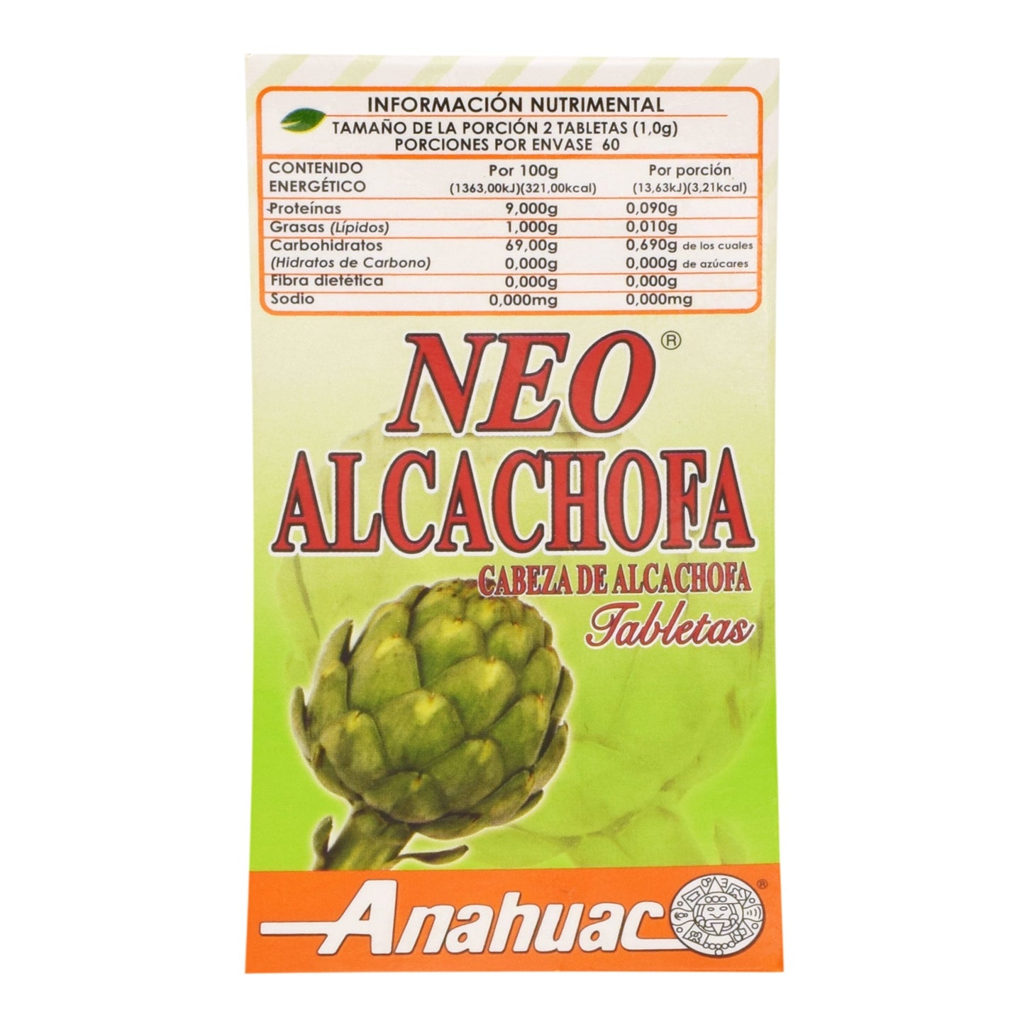 Neo Alcachofa 120 Tabletas (ANAHUAC)